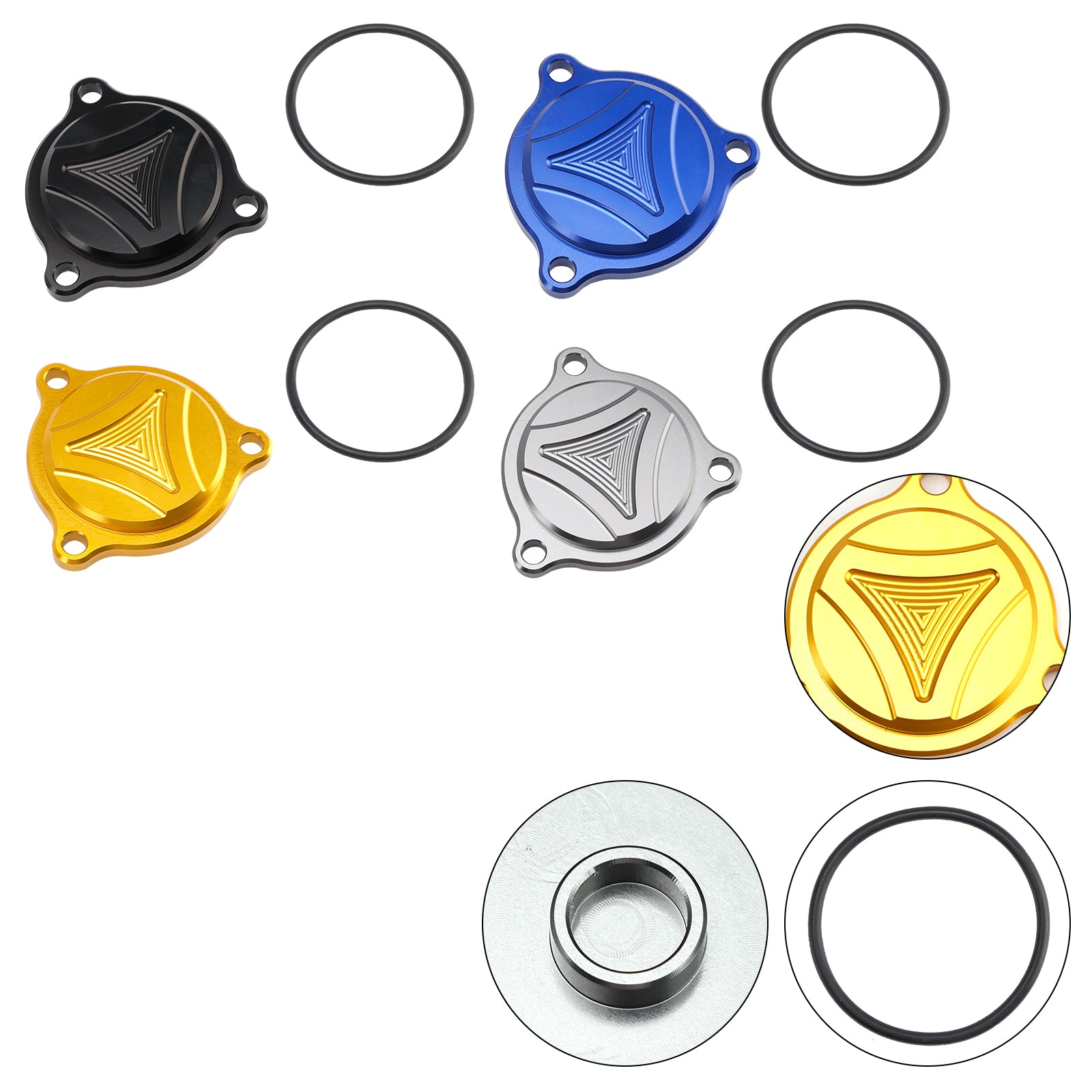 CNC OLIEFILTERDEKSEL VOOR SUZUKI DRZ400 DRZ 400S DRZ 400SM DRZ400E 05-2025