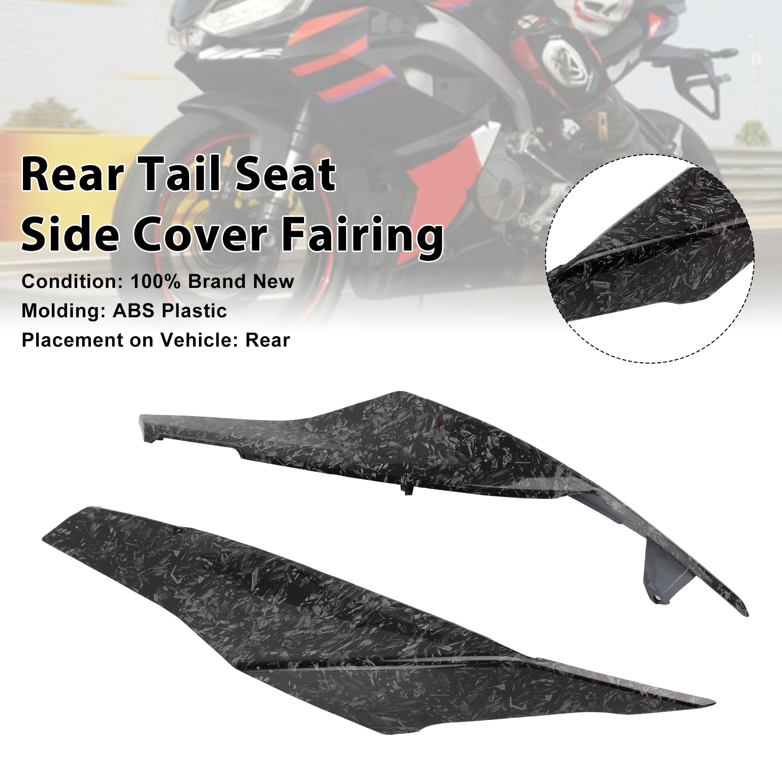 Bakre setesidedeksel Fairing for Aprilia RS457 RS 457 2024-2025