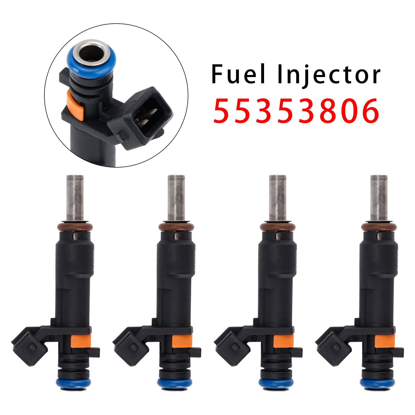Injecteur de carburant pour Vauxhall Astra Insignia A Chevrolet Cruze Trax 55353806, 4 pièces