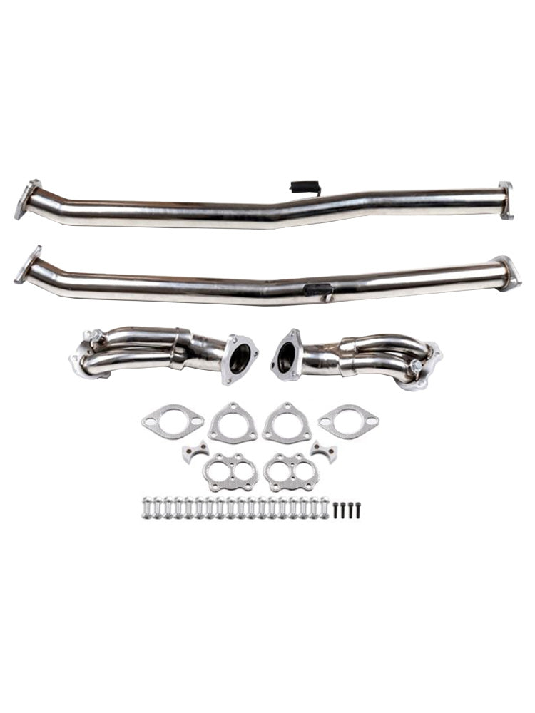Ajustement du pipe d'échappement en acier inoxydable pour 1990-1996 Nissan 300ZX Z32 Turbo 3.0L