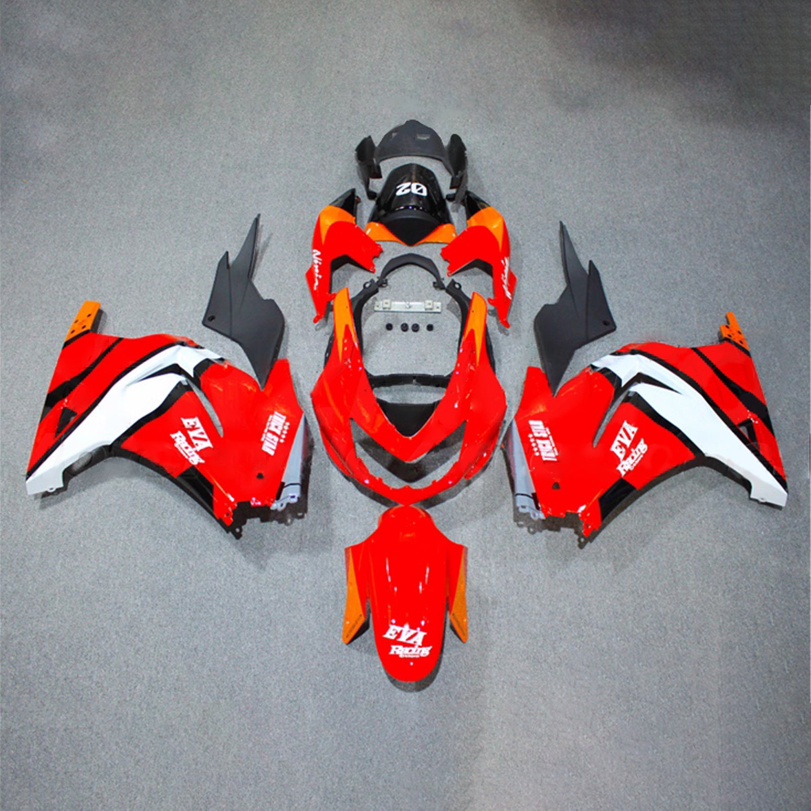 Injection Fairing Kit Bodywork Plastic ABS fit For Kawasaki EX250 Ninja250R 2008-2012