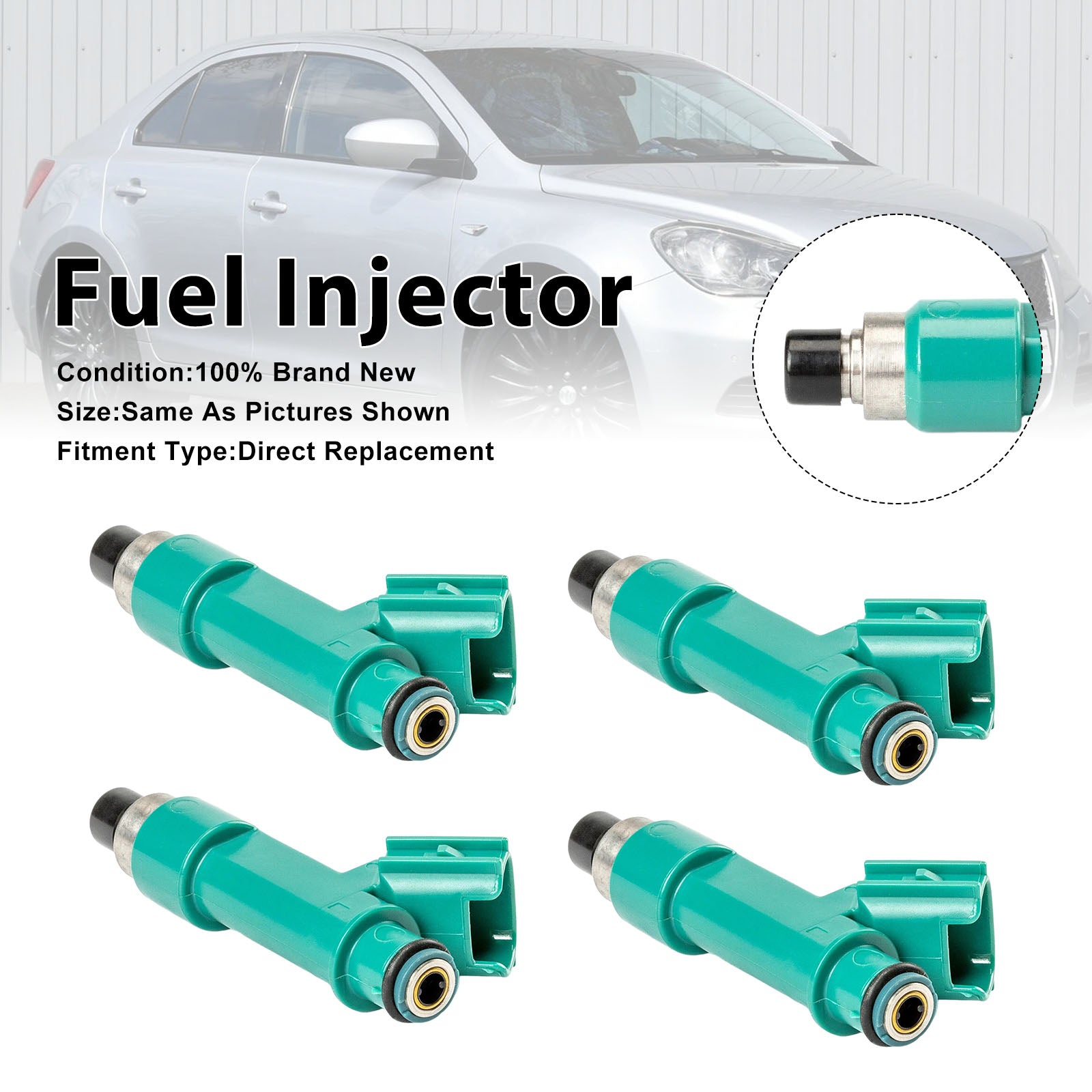 4Pcs Fuel Injector For Suzuki Kizashi Grand Vitara 2009-2013 15710-78K00