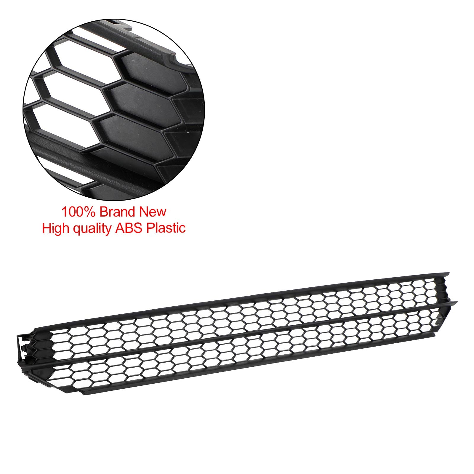 2012-2015 VW Passat honingraat voorbumper onderste grillrooster zwart