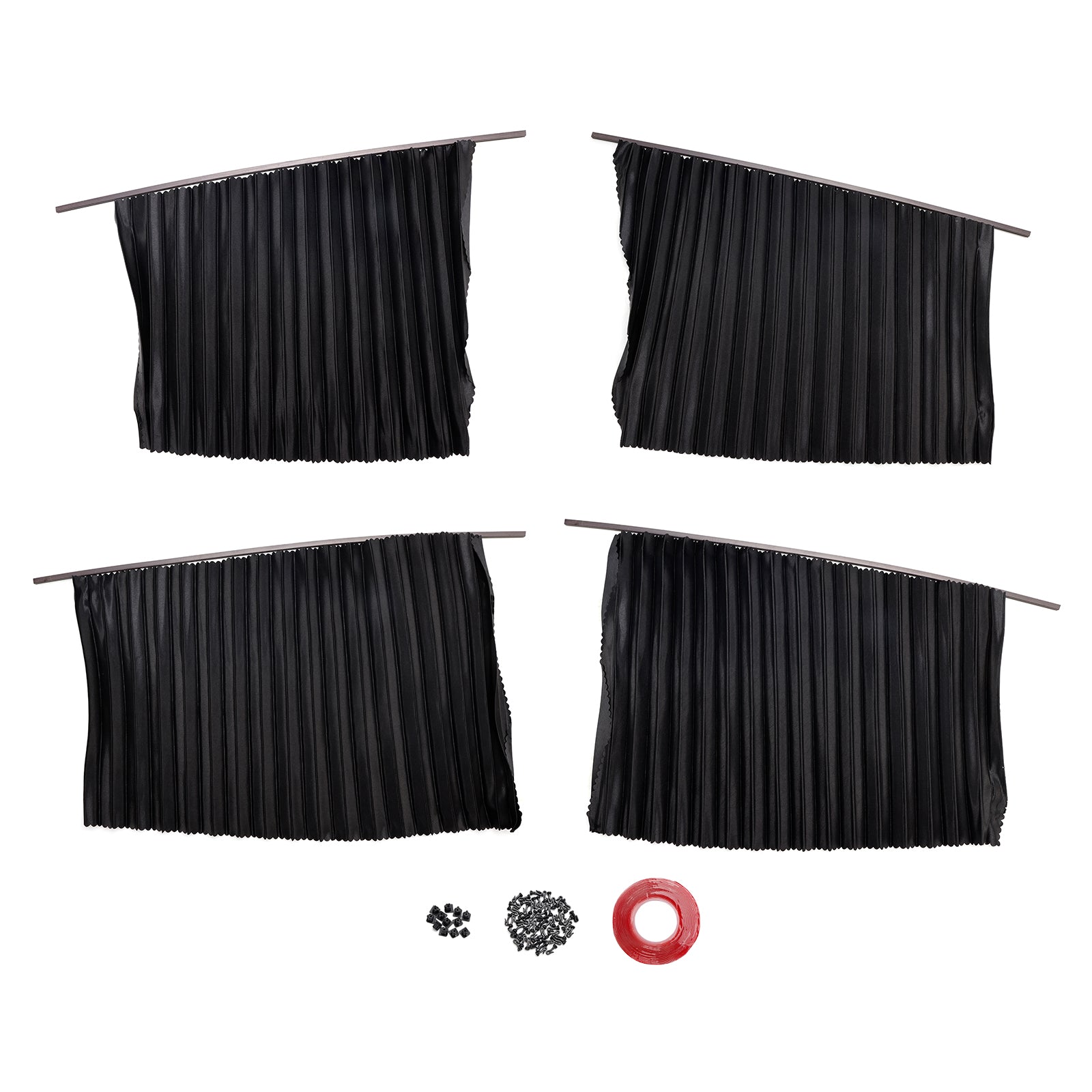 4 pcs Universal Car Window Soleil Soleil Noir pour l'allaitement