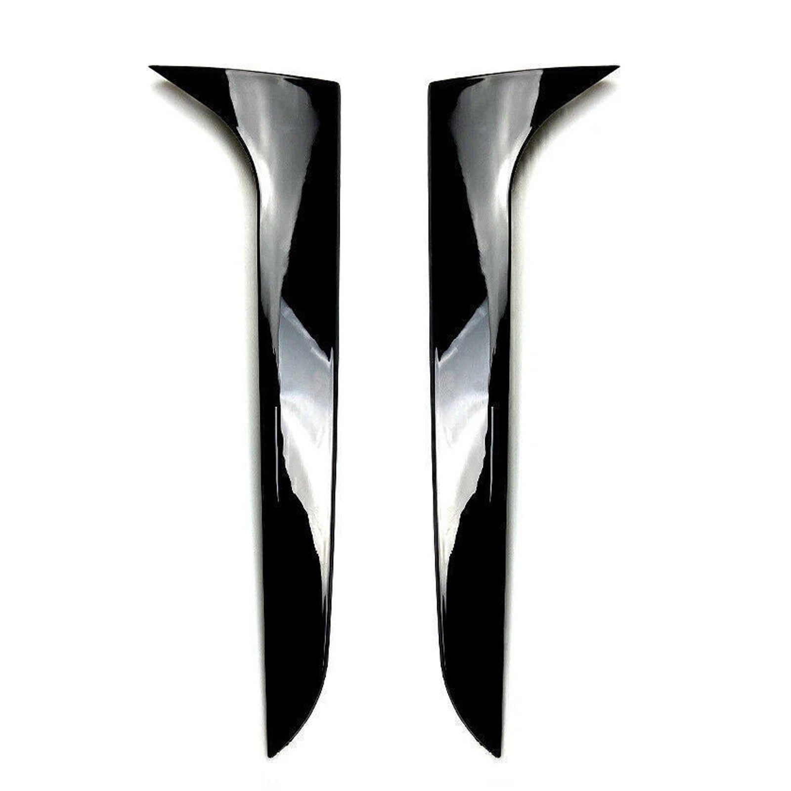 2009-2016 Audi A4 B8 Avant Glanzend zwart paar zijvleugelspoiler met achterruit