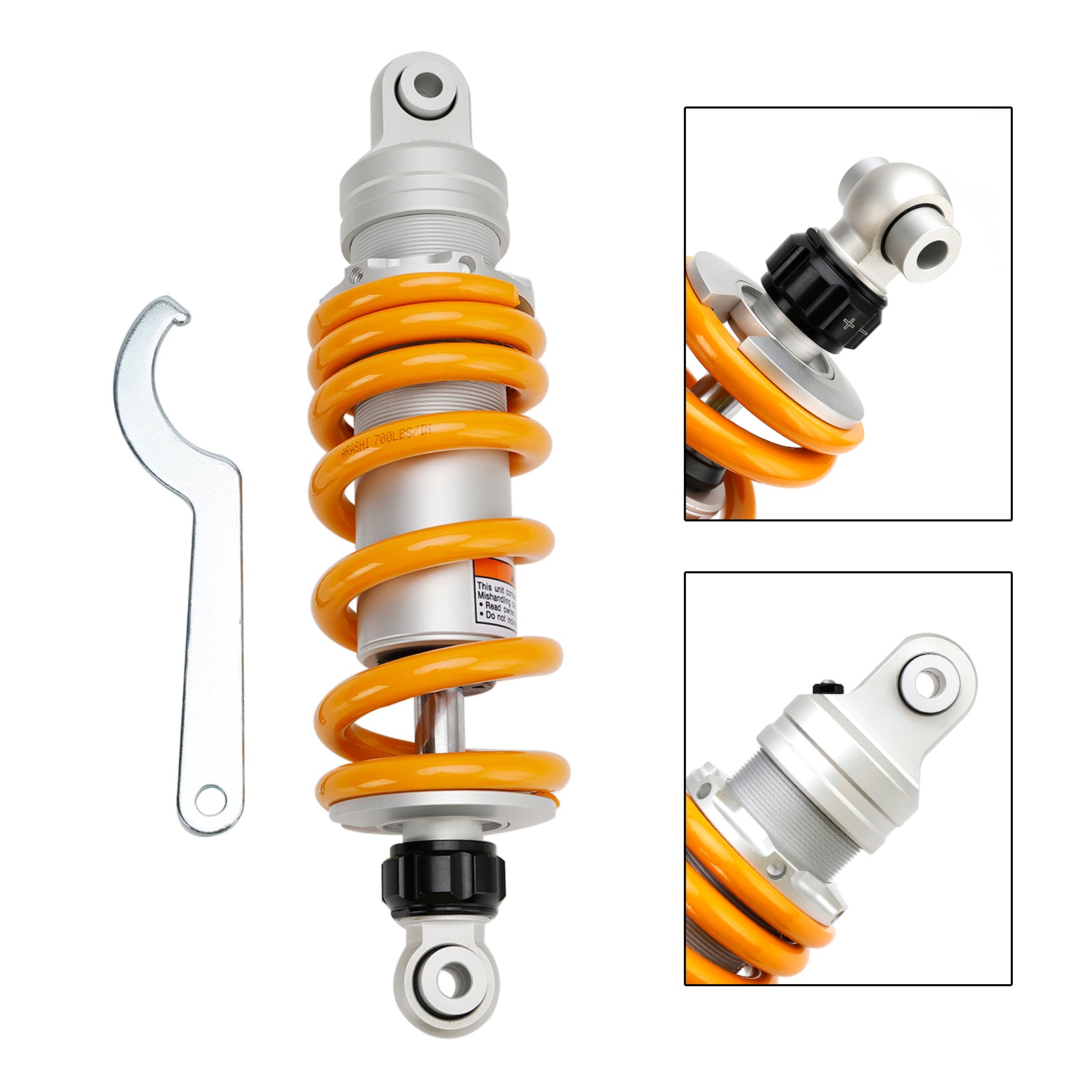 2012-2017 Honda NC700X 305mm bakfjæring Luft støtdempere