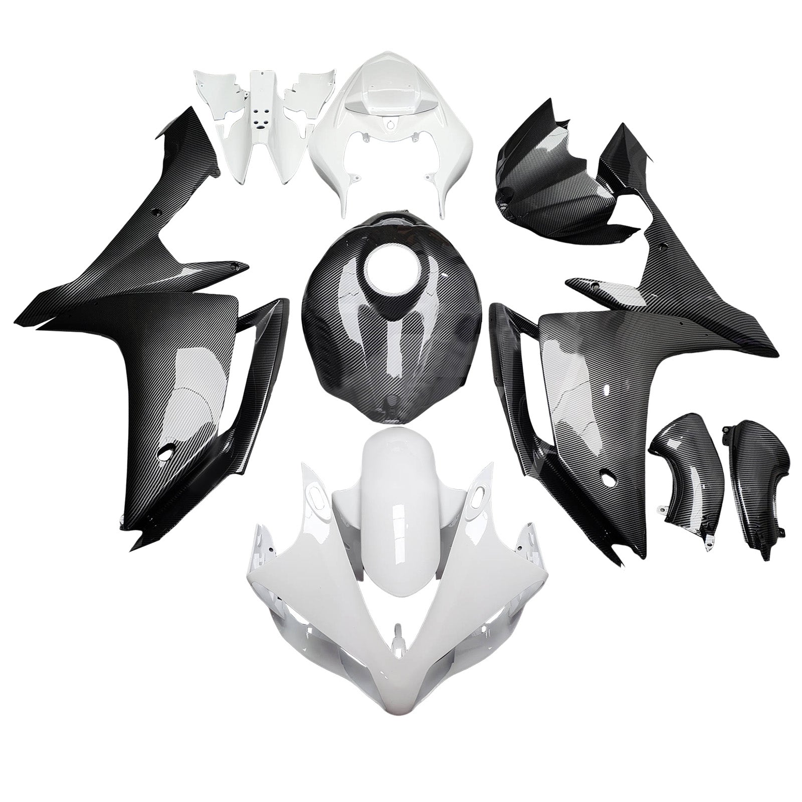 Injection Fairing Kit Bodywork Plastic ABS For Yamaha YZFR1 YZF-R1 2007-2008