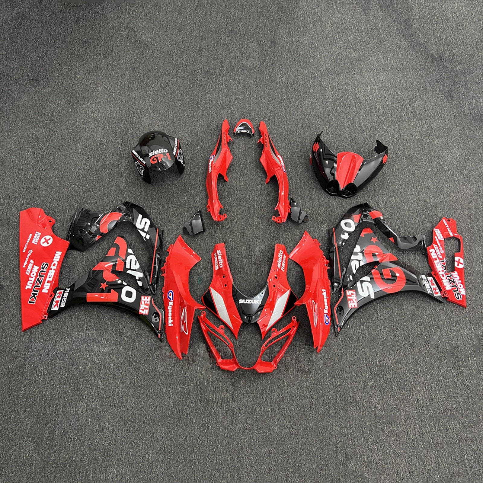 Injection Fairing Kit Bodywork Plastic ABS For Suzuki GSXR1000 2017-2025 K17