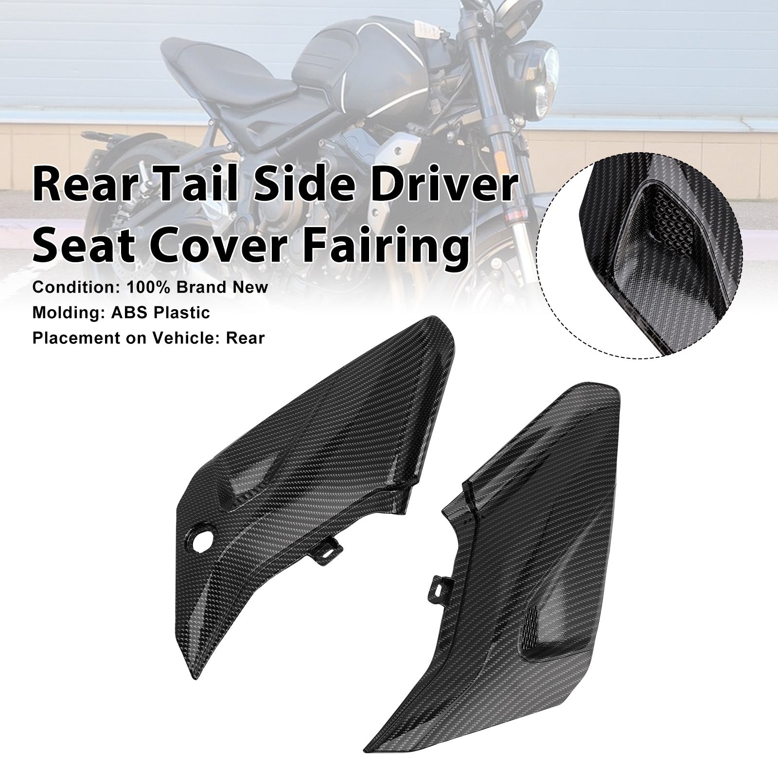 Side Seat Panel Fairing Cowl For Trident 660 2022-2026