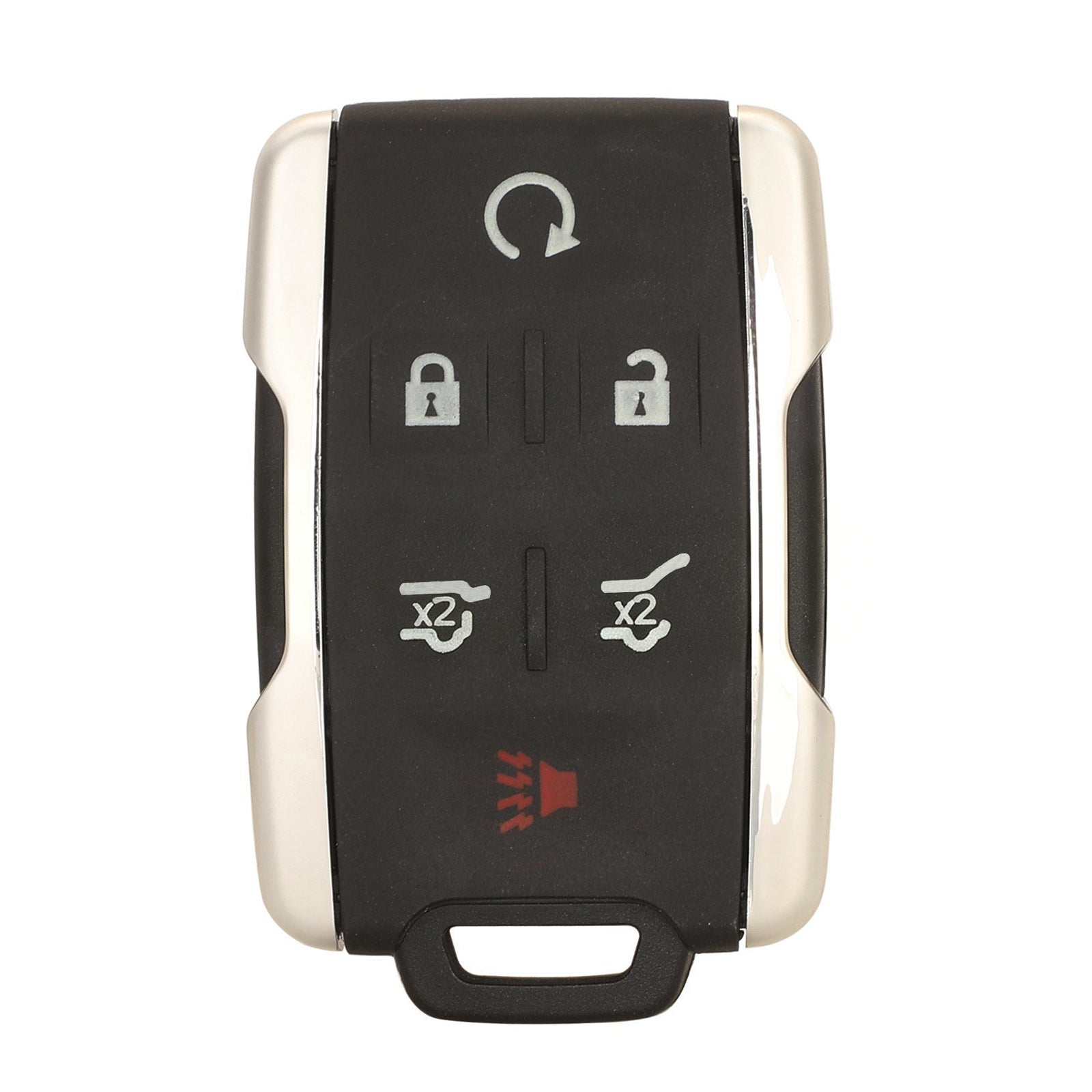 6 Button Car Key Fob M3N32337100 315Mhz Silver For Chevrolet