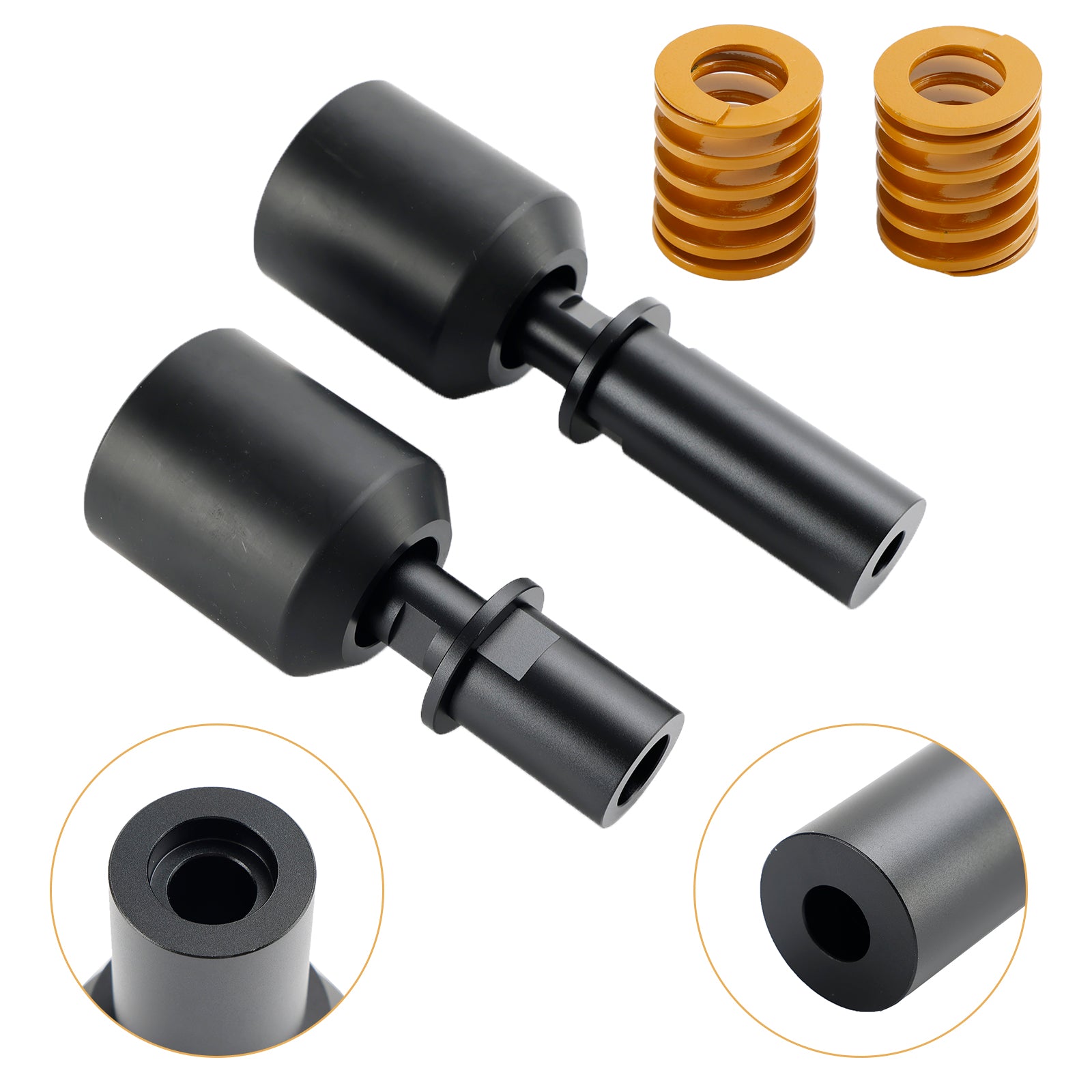 Hliníkový rám zlyhania s posúvacou ochranu Black pre Kawasaki ZX-4R ZX-4RR 2023-2024