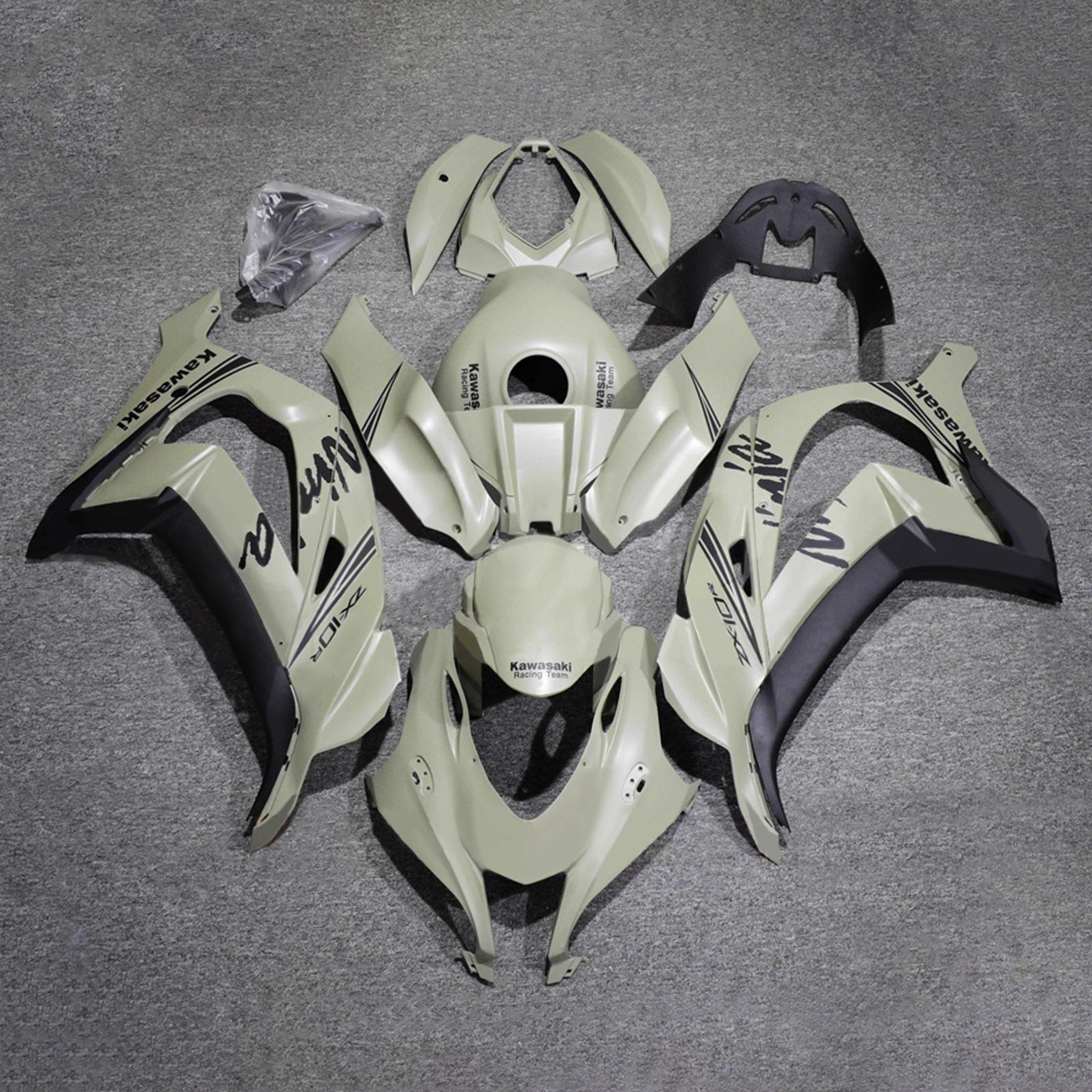 Injection Fairing Kit Bodywork Plastic ABS fit For Kawasaki ZX10R 2016-2020