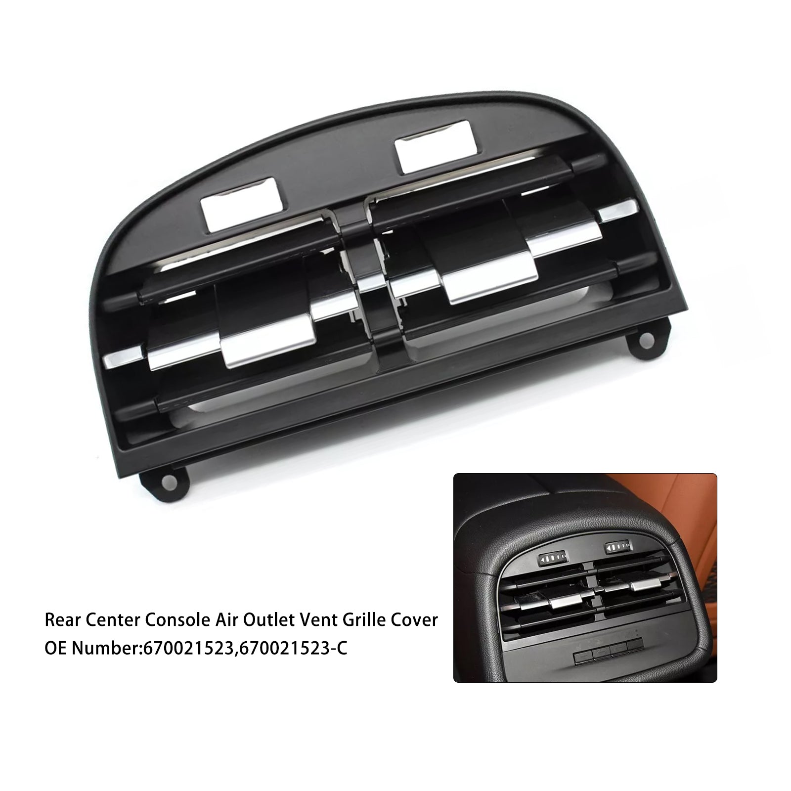 2014-20202020 Maserati Ghibli Consolaire de la console arrière