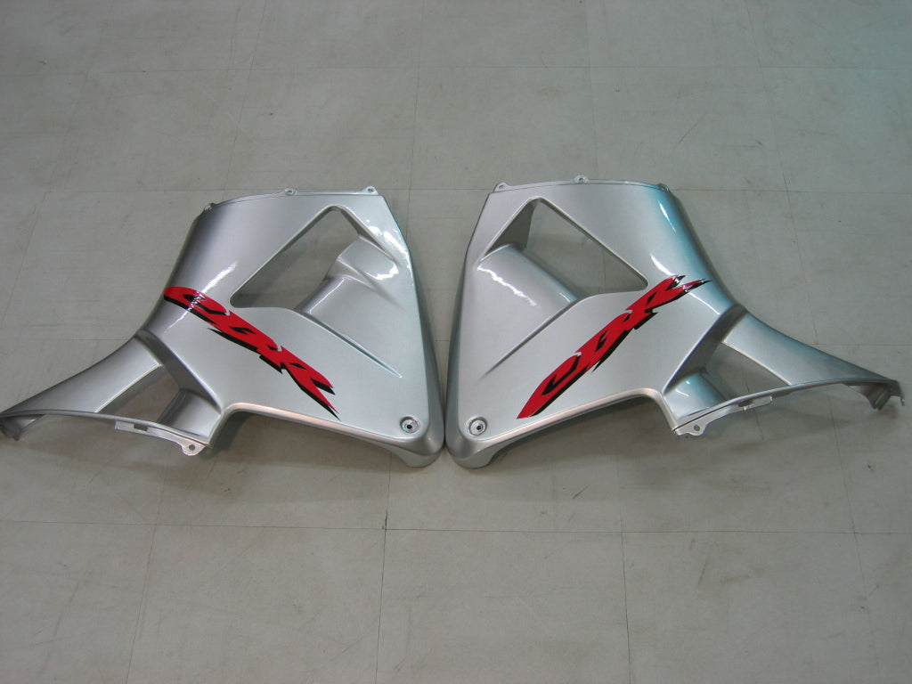 2005-2006 CBR600RR Bodywork Fairing Silver ABS Injection Molded Plastics Set Generic
