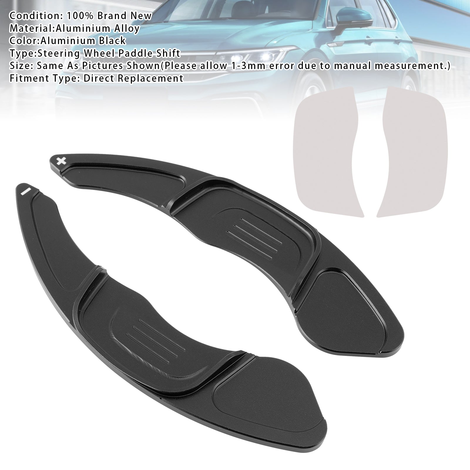 Stuurwiel schakelpeddelverlenging voor VW Golf 7 T-ROC