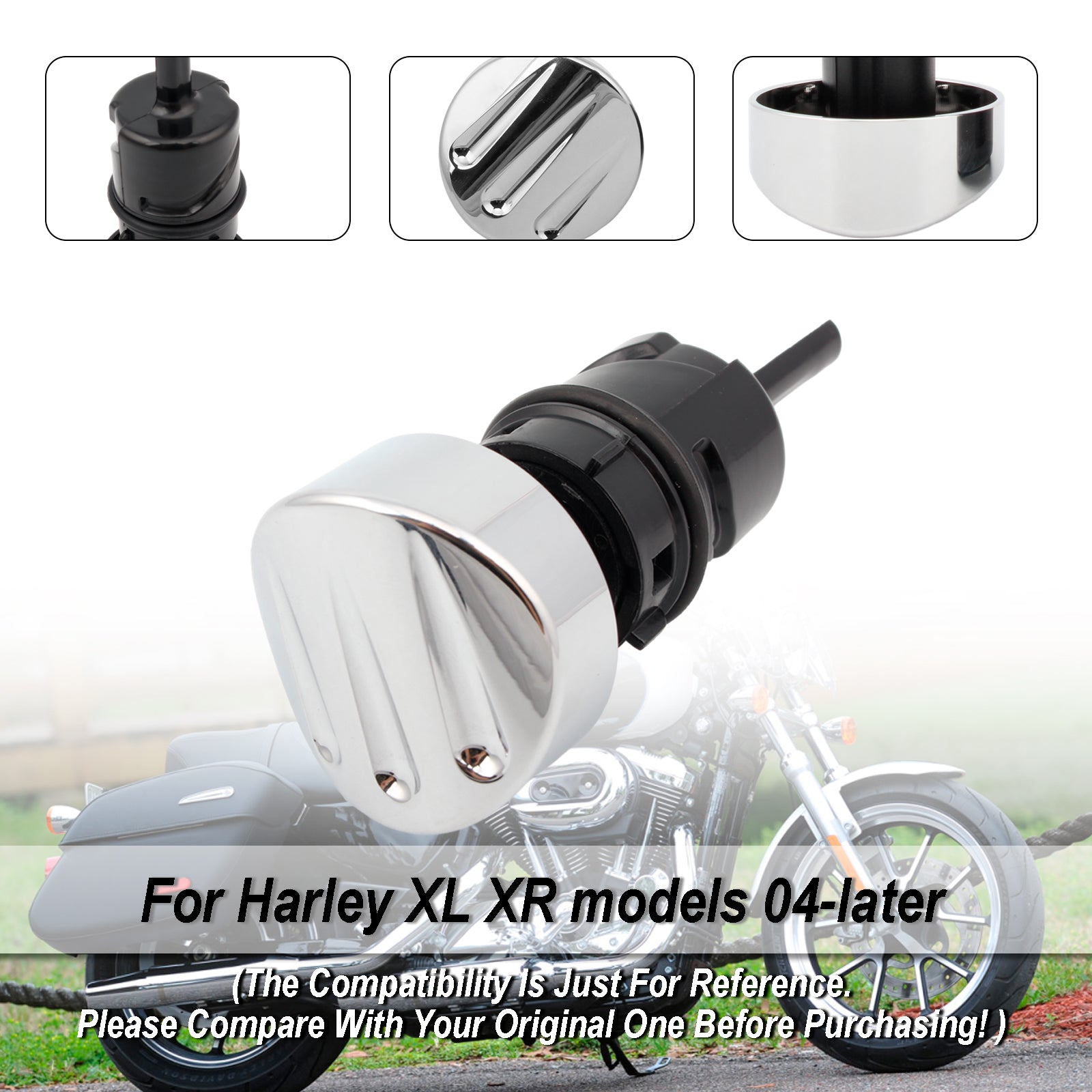 Zátka o ropnej mierke Tank Cap pre Sportster XL883 XL1200 2004-2016