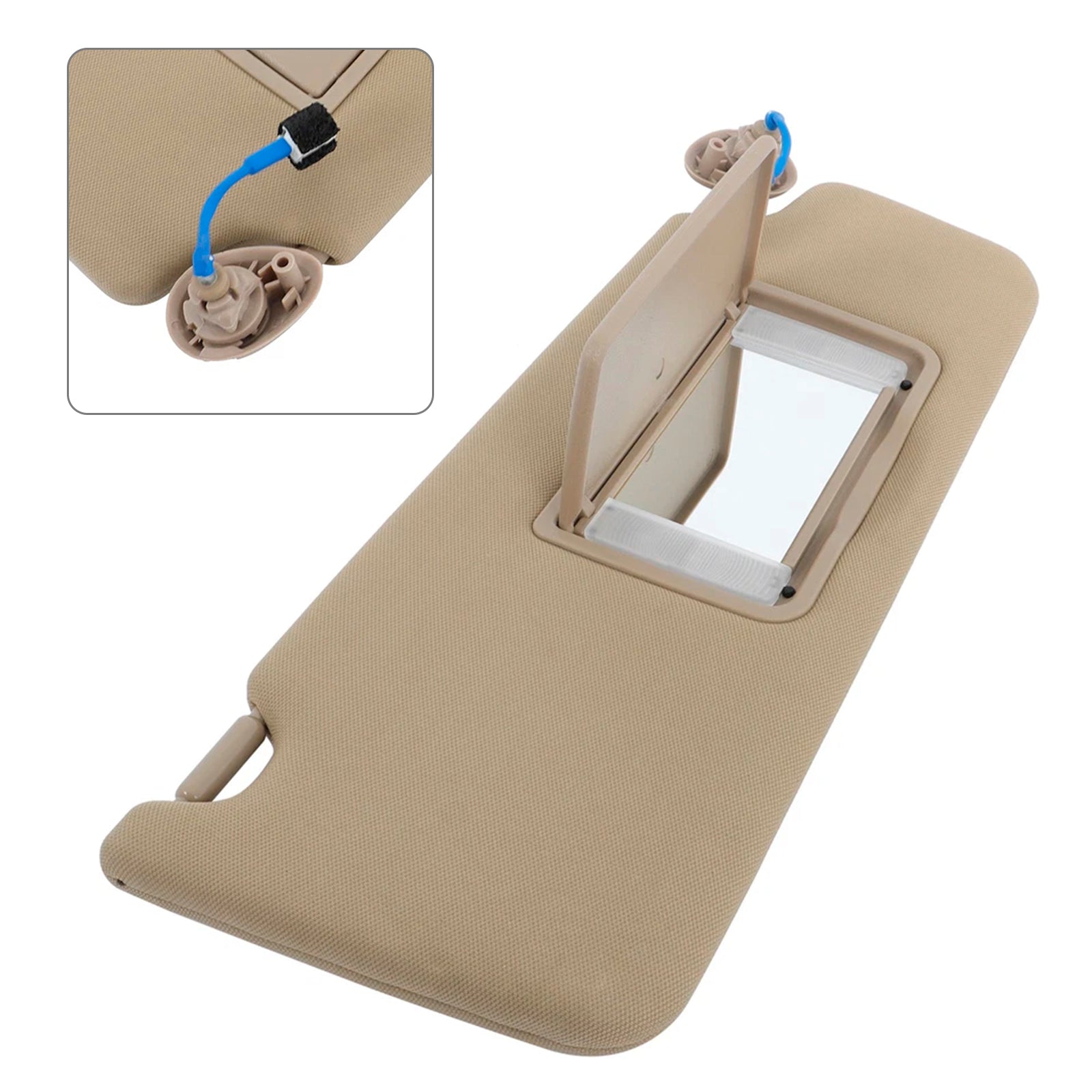 Visera lateral derecha gris 83230-TG7-A12ZA para Honda Pilot 2016-2022