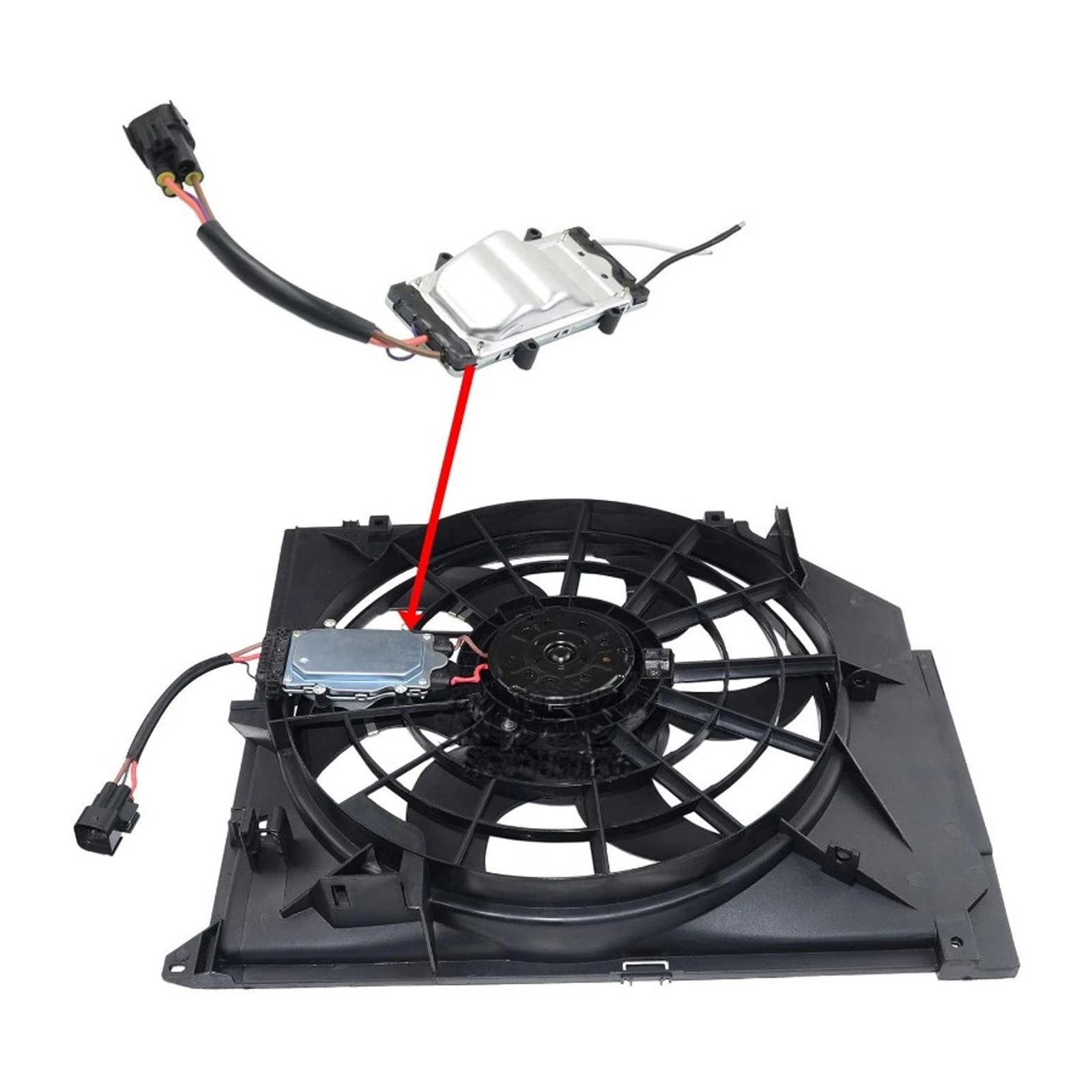 1998-2006 BMW 3-serie E46 radiateurventilatorregelmodule 1137328080