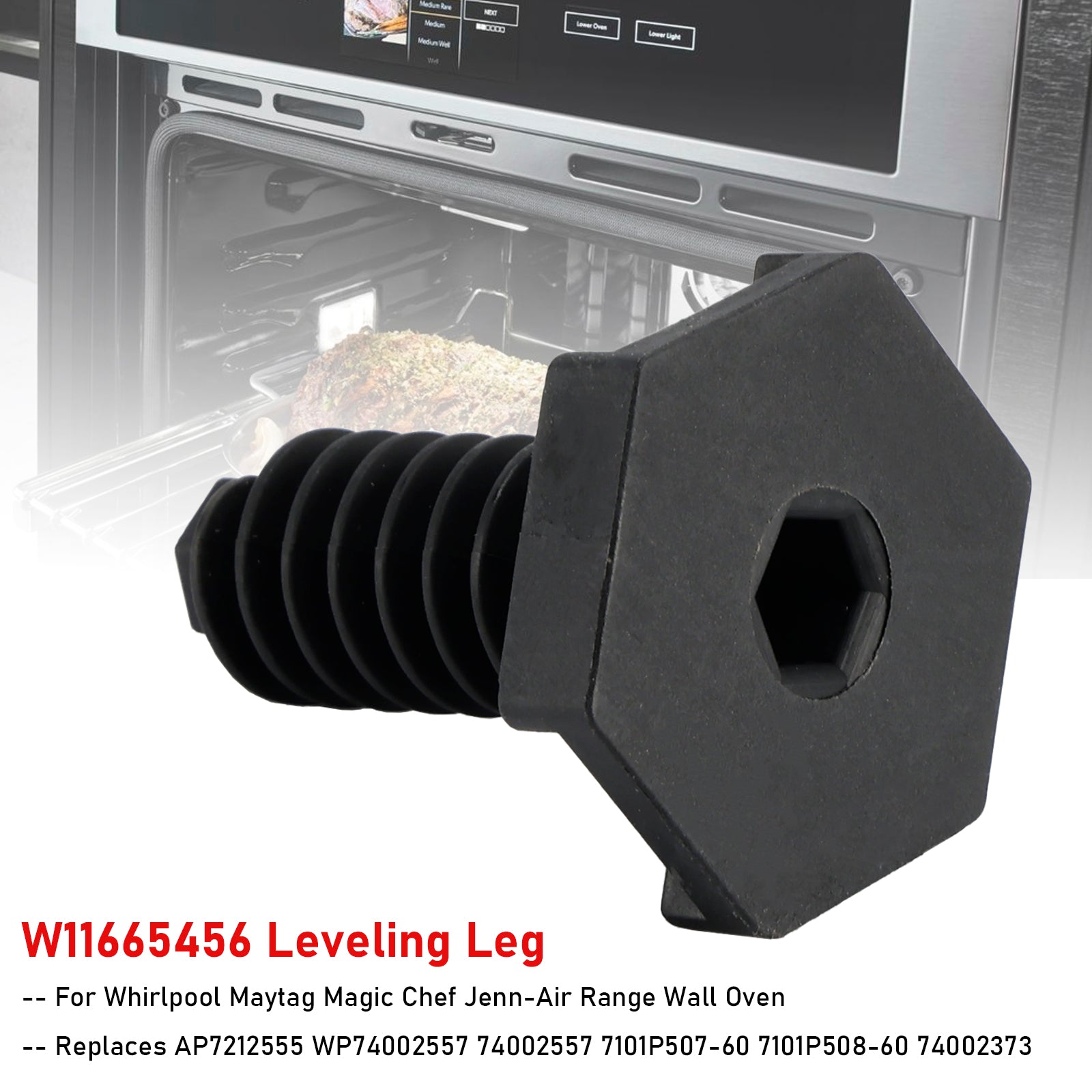 W11665456 Nivelleringsben for Maytag Magic Chef Jenn-Air veggovn