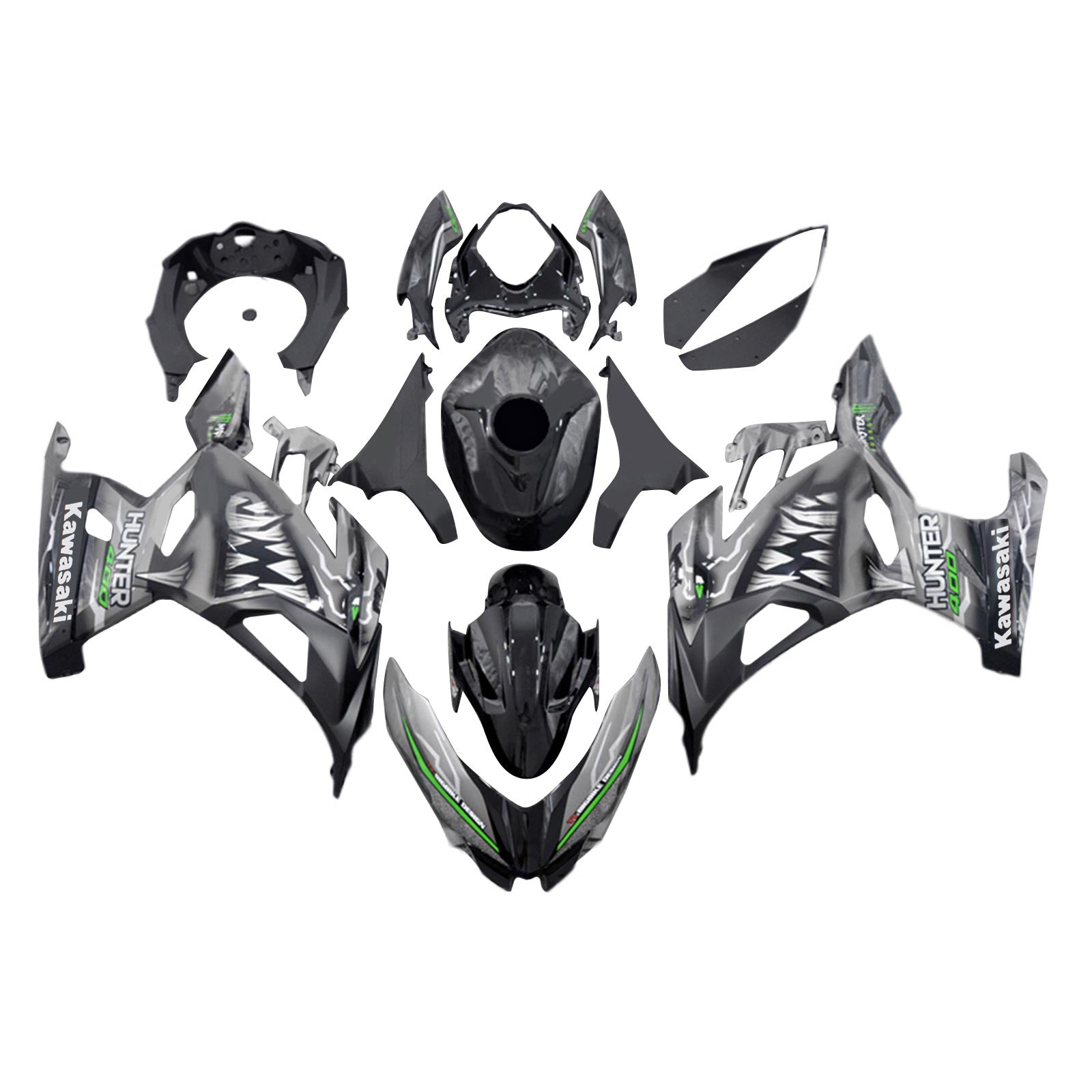2018-2024 KAWASAKI EX400/NINJA400 Kit de carénage