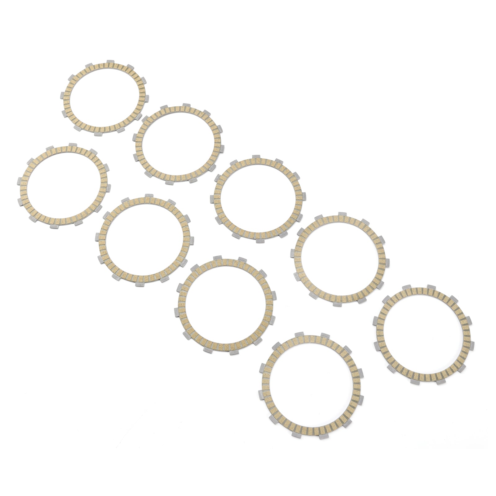 Clutch Friction Plate Kit för Kawasaki ZR1100 Zephyr 1100 1998-2006 13088-1087