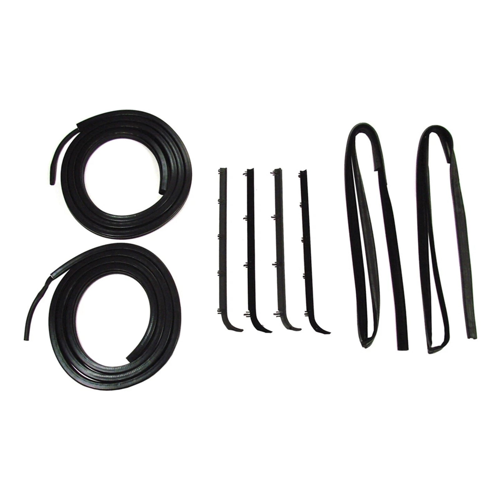 8PCS Door Window Sweep Weatherstrip Seal Kit For Ford Bronco F150 1987-1997