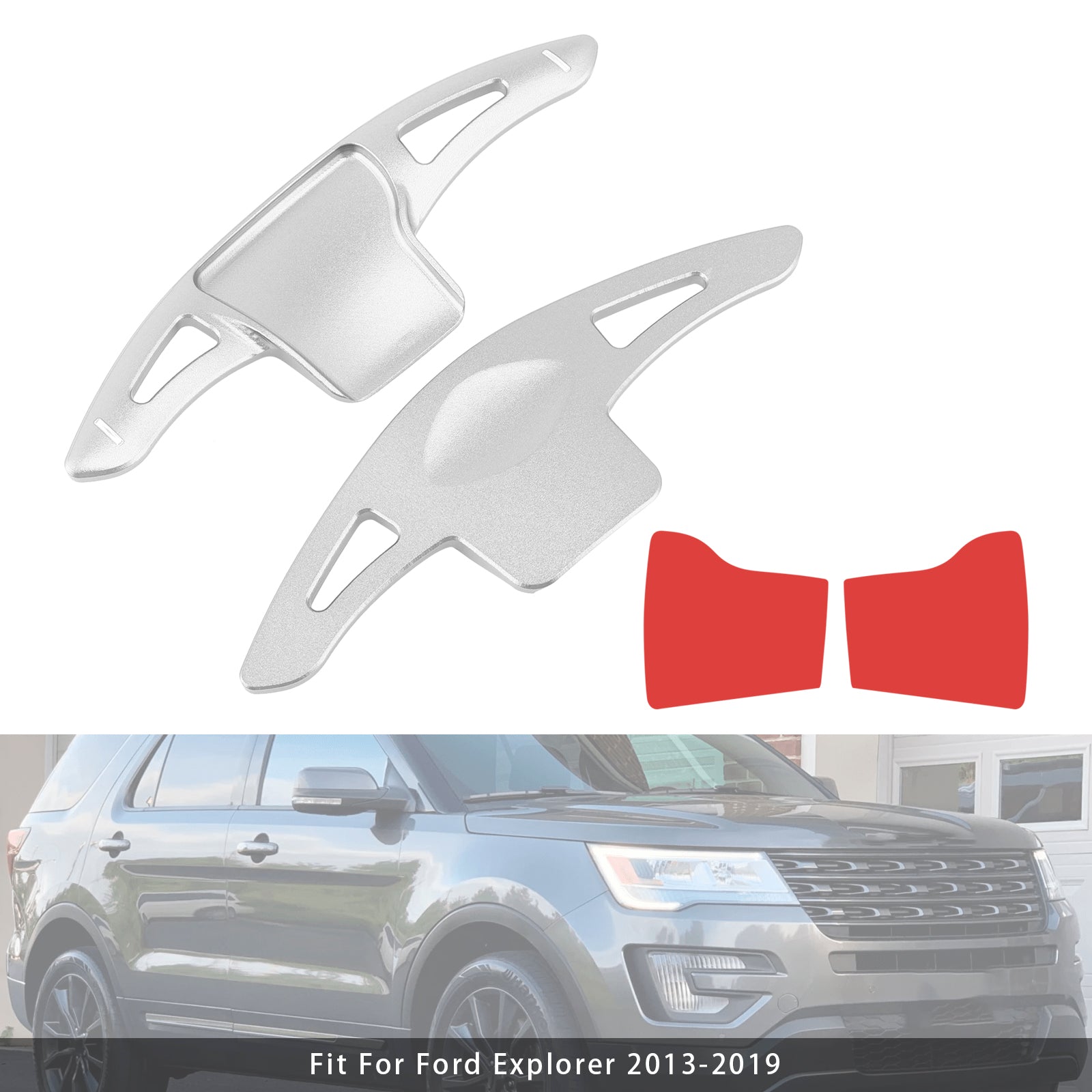 Extension de la palette de vitesses de volant Ford Explorer 2013-2019 pour l'aluminium