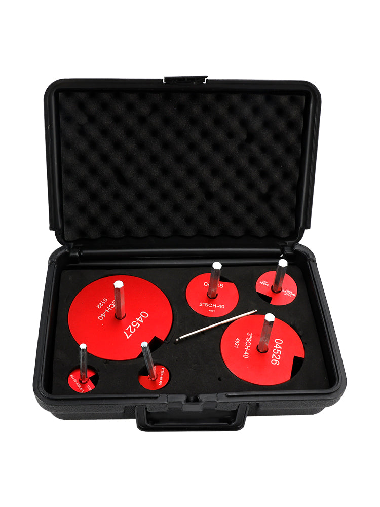 04529 For PPRK6 plastrørkobling, opprimmer, 6-delers sett, passer til standard 1/2"Driller