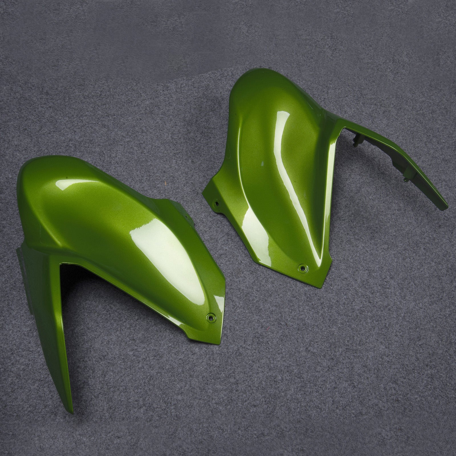 2017-2019 Kawasaki Z900 zilvergroen injectie kunststof carrosserie algemeen