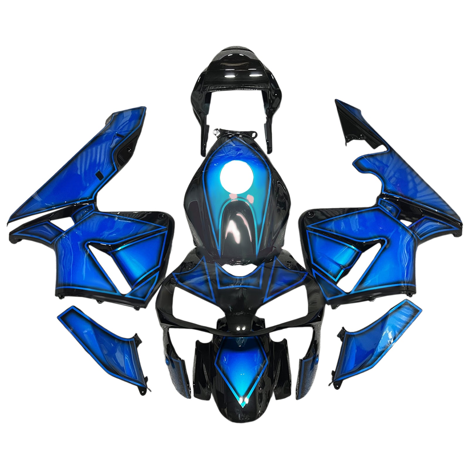 Injektionsmässa Kit Bodywork Plastic ABS för Honda CBR600RR 2003-2004 F5