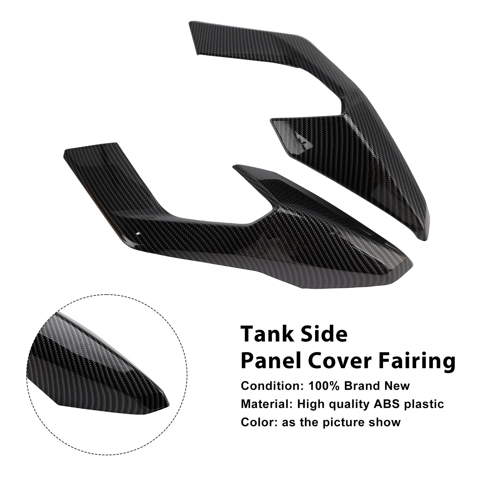 2023-2025 Street Triple 765 R/RS Carénage du panneau de couverture latérale du réservoir