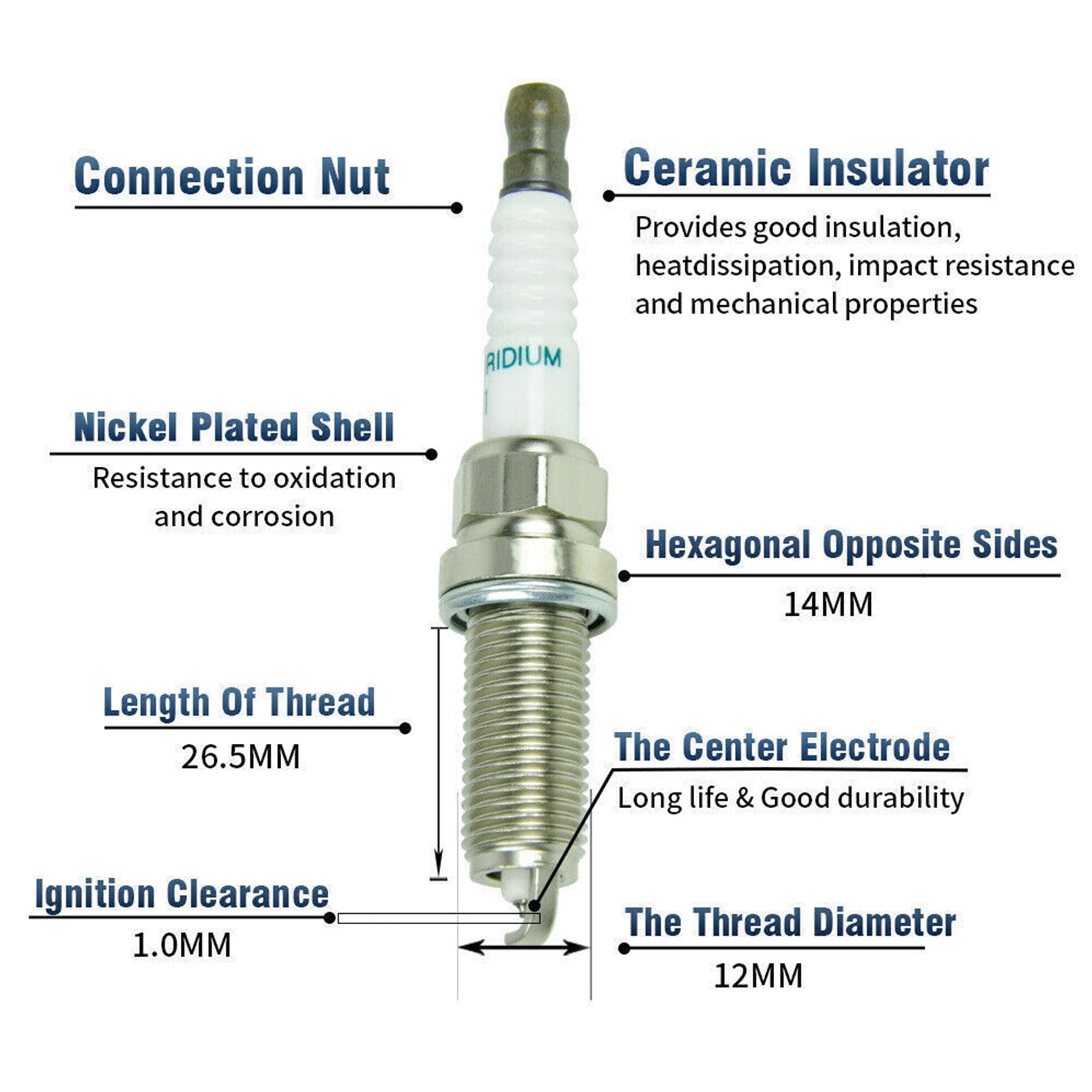2007-2018 Nissan Altima 3.5L V6 6 Bobine+6 Bougie UF550 2-50150 C1670,2-50150 Generiek