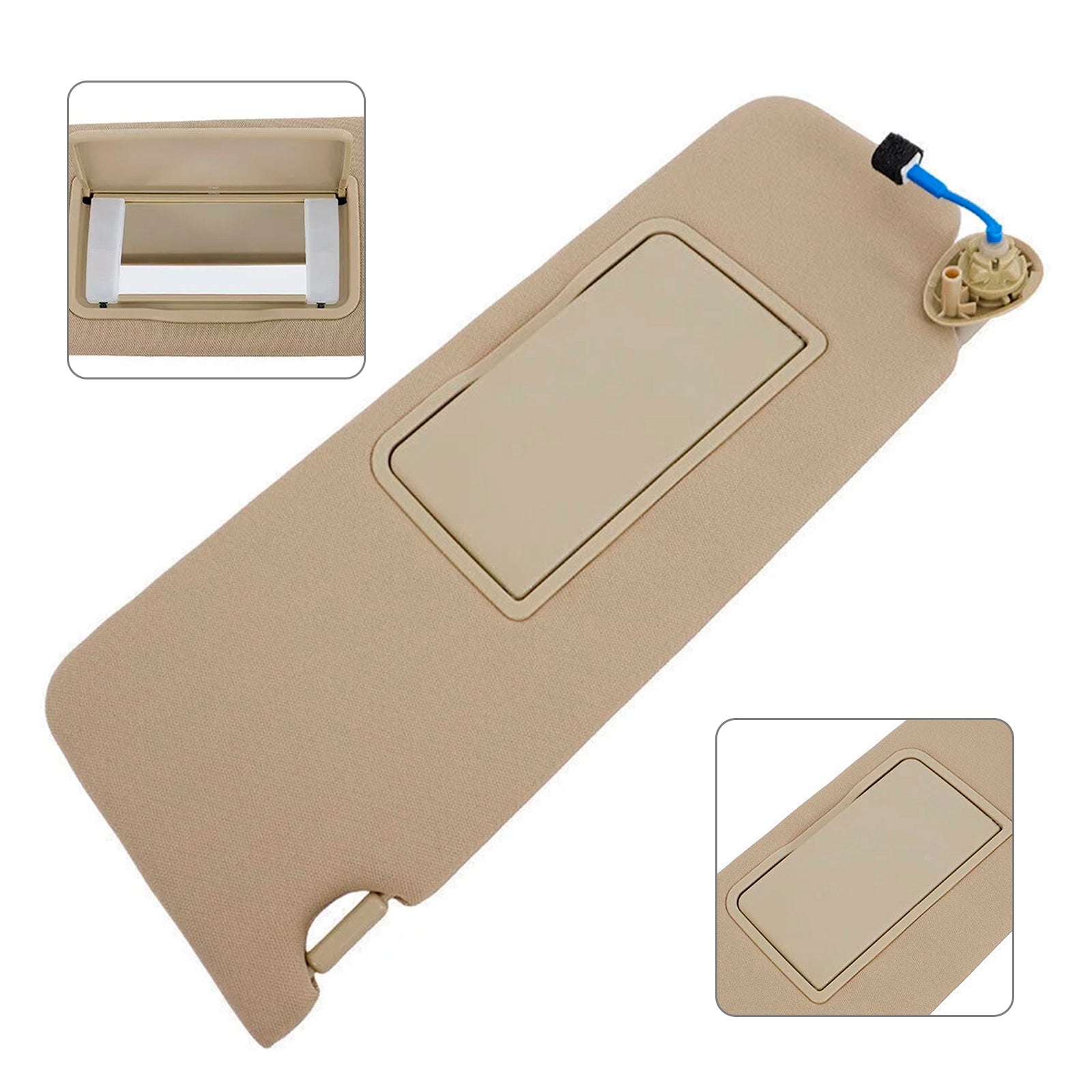 Visera lateral izquierda gris 83280-TG7-A12ZA para Honda Pilot 2016-2022