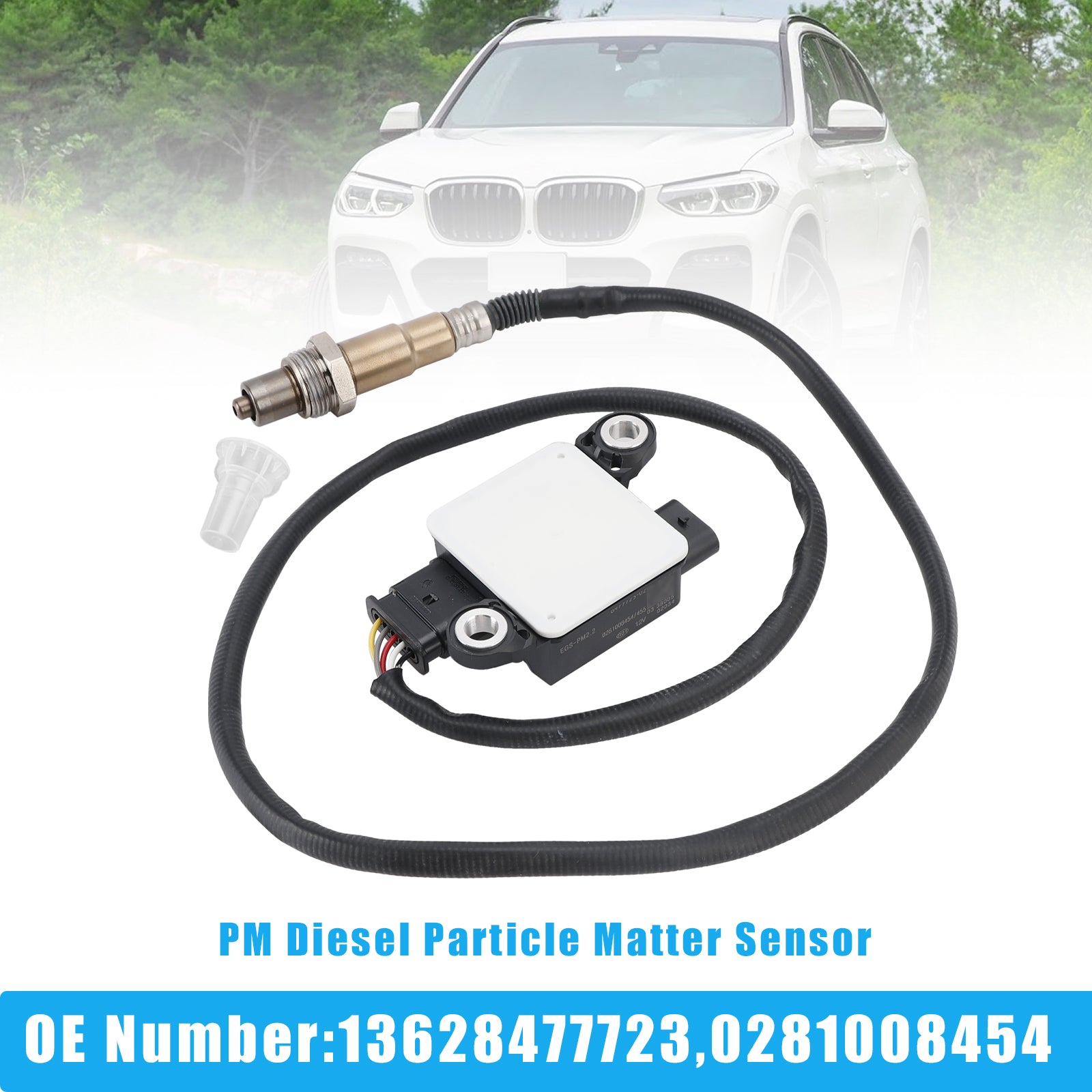 11/2020-on For BMW 8 Gran Coupe (G16, F93) 840 d Mild-Hybrid xDrive PM Diesel Particle Matter Sensor 13628477723
