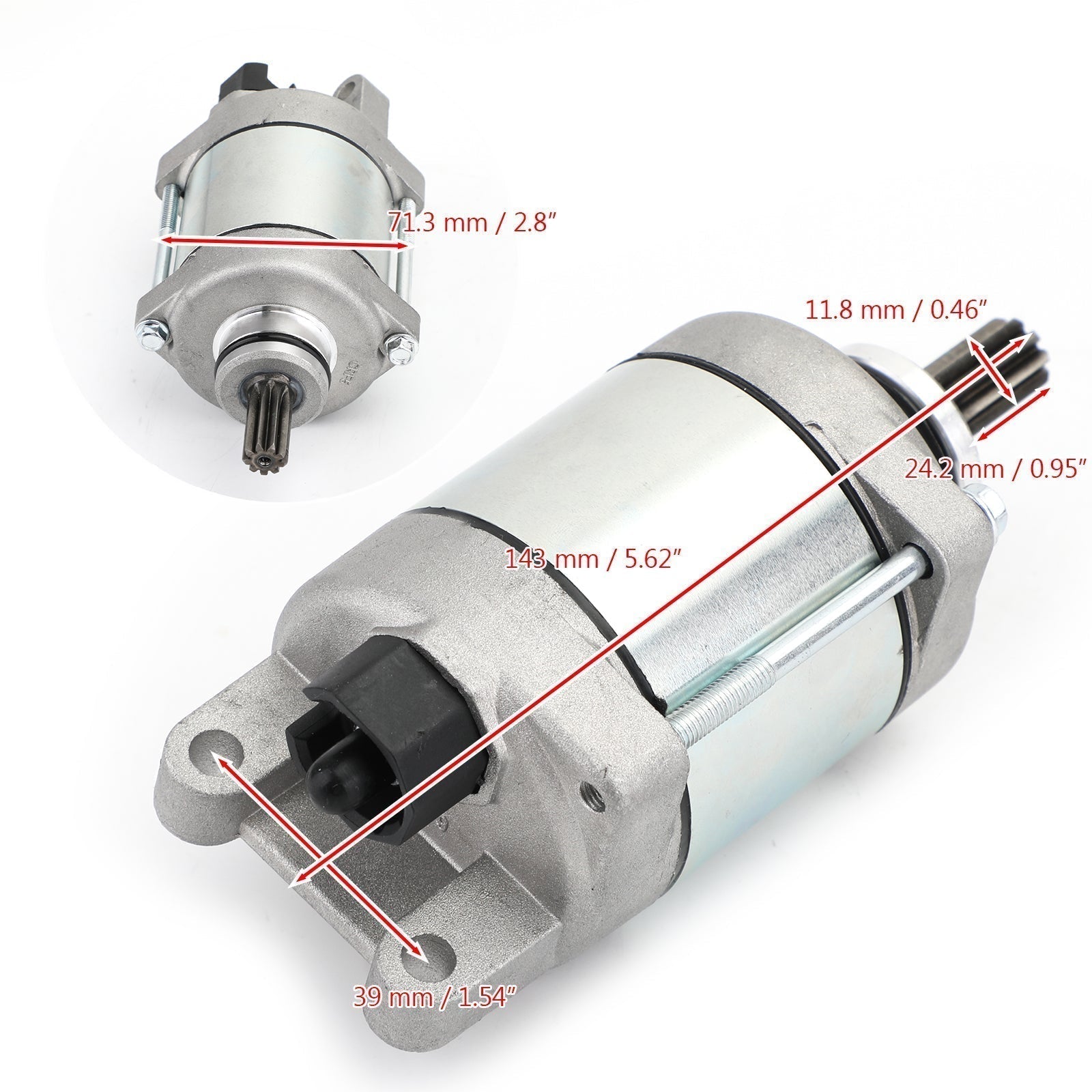 2012-2017 350 Freeride 350 ccm Štartérový motor Motor začínajúci 9-spline 77240001100