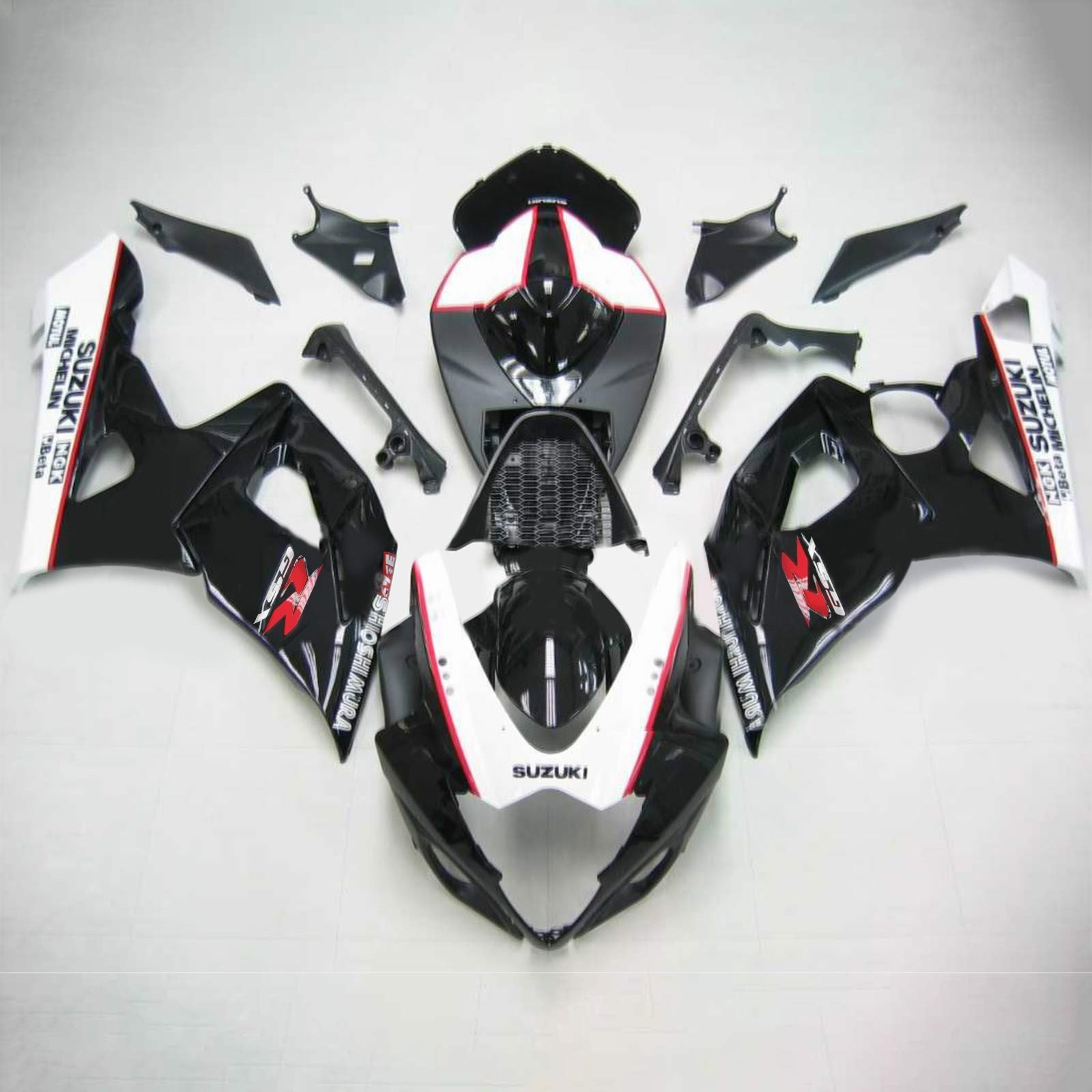 2005-2006 SUZUKI GSXR1000 K5 AMOTOPART INJEKTION FAIRING KIT BOODYWORK ABS #105