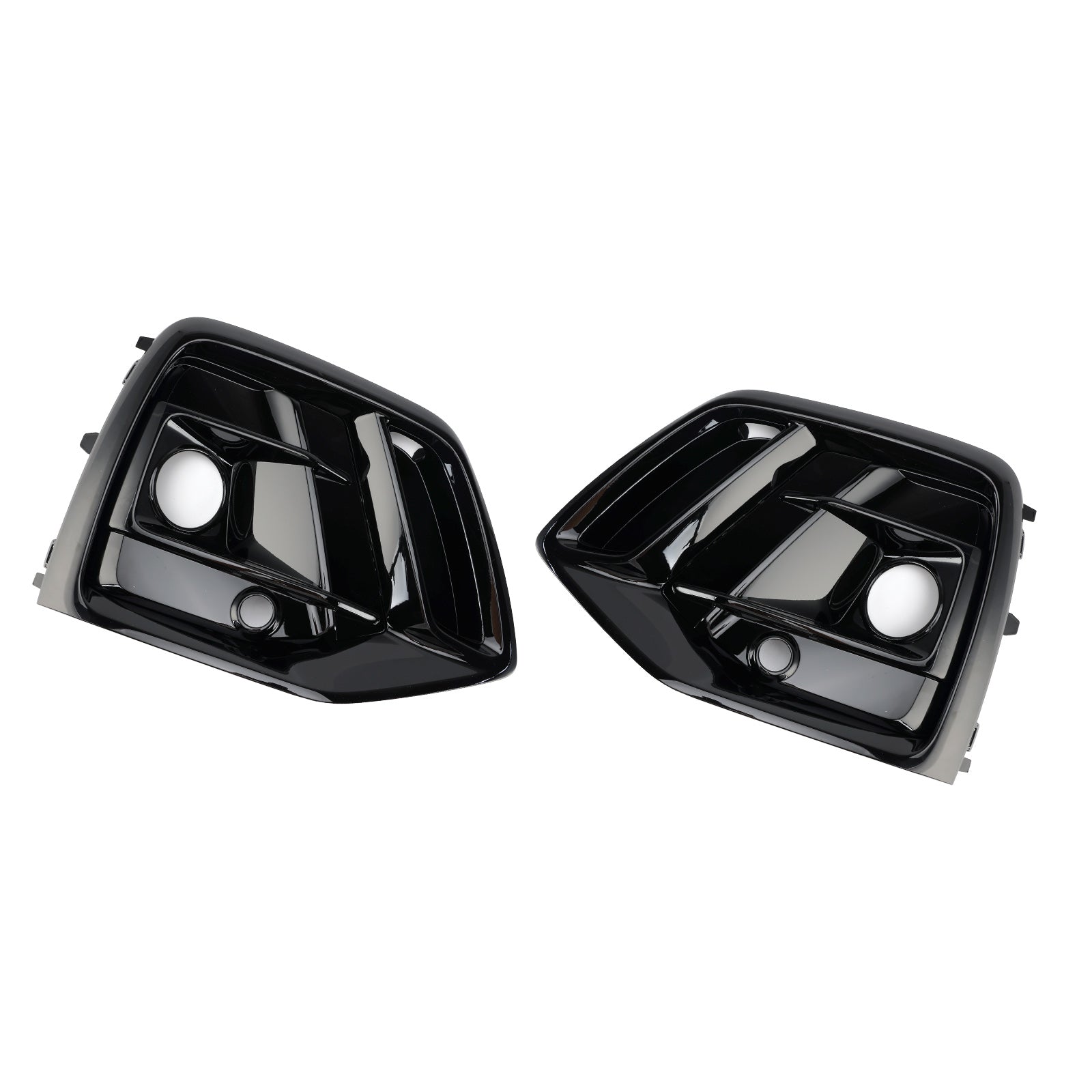 2021-2025 Audi Q5 SQ5 S-Line svart främre dimlampa grillkåpa