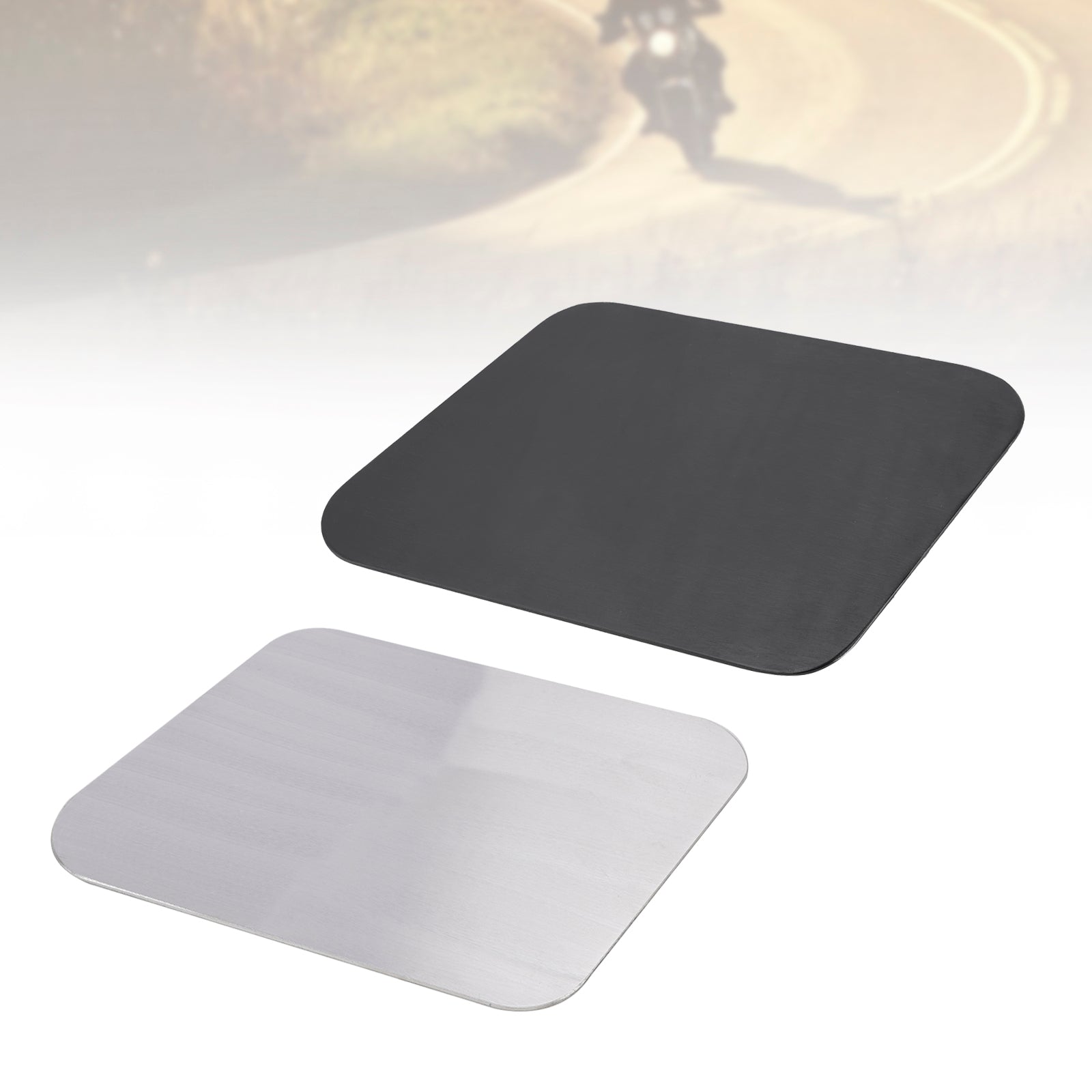 Parallellogram blanco aluminium nummerplaat DIY universeel geschikt voor motorfiets