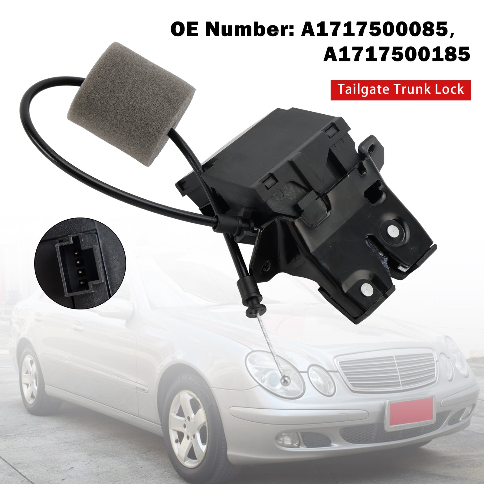 Verrou de hayon A1717500085 pour Mercedes Classe C CLK C209 W203