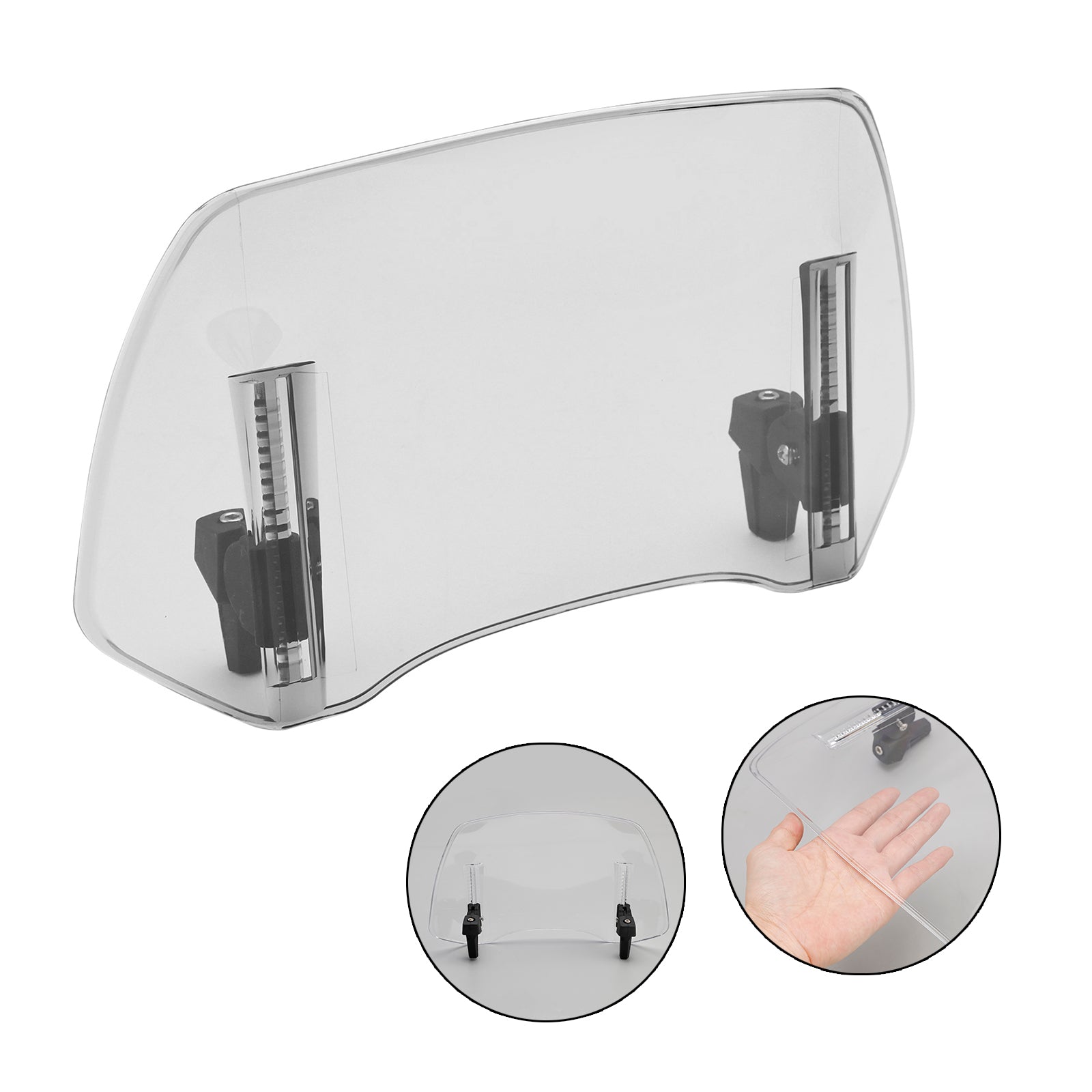 Universele verstelbare voorruitclip op windschermdeflectorverlengingsspoiler