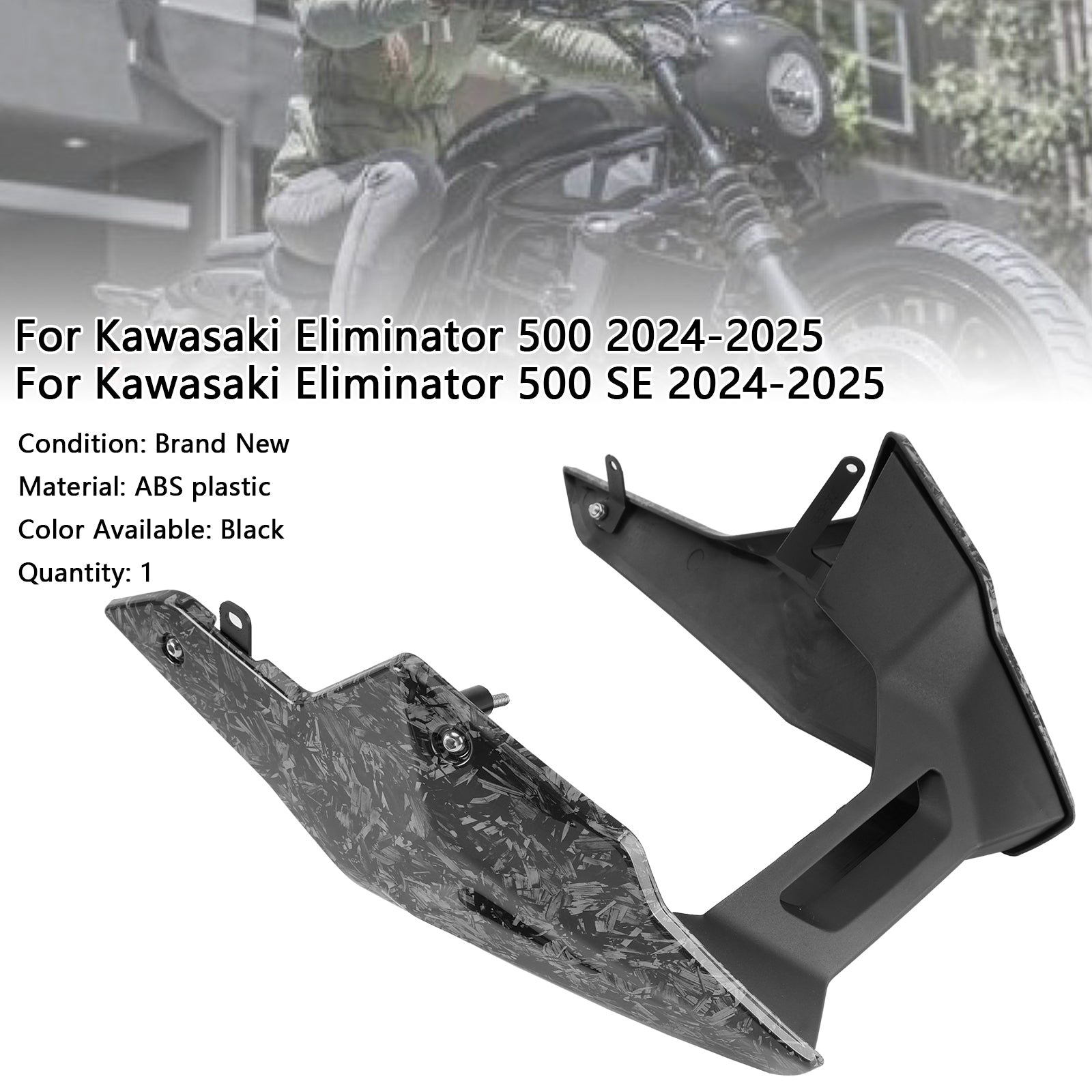 2024-2025 Kawasaki Eliminator 400/450/500 Carénages inférieurs Pan complet