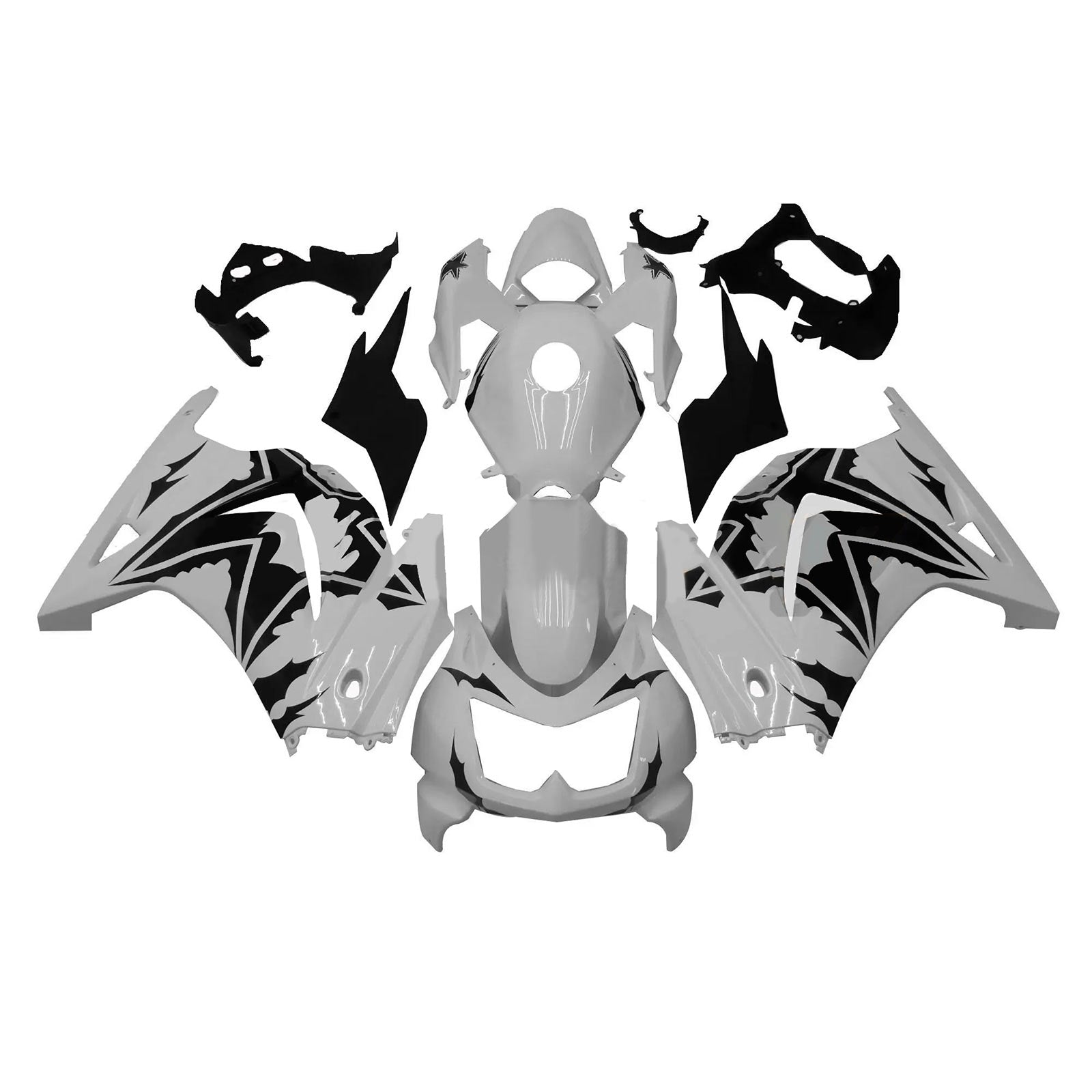 2008-2012 Kawasaki EX250 Ninja250R vstrekovanie kapotáže Kodeti