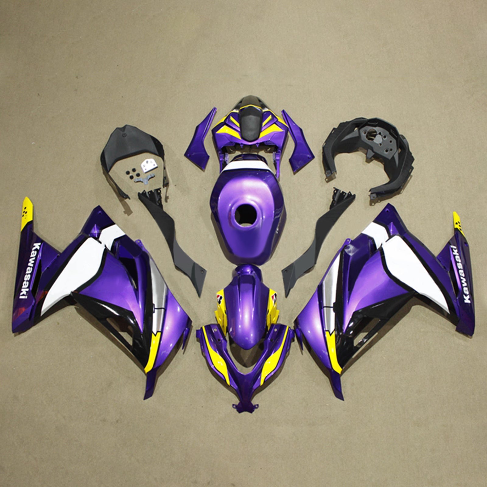 Kit carena iniezione carrozzeria in plastica ABS adatta per Kawasaki EX300 Ninja 300 2013-2024