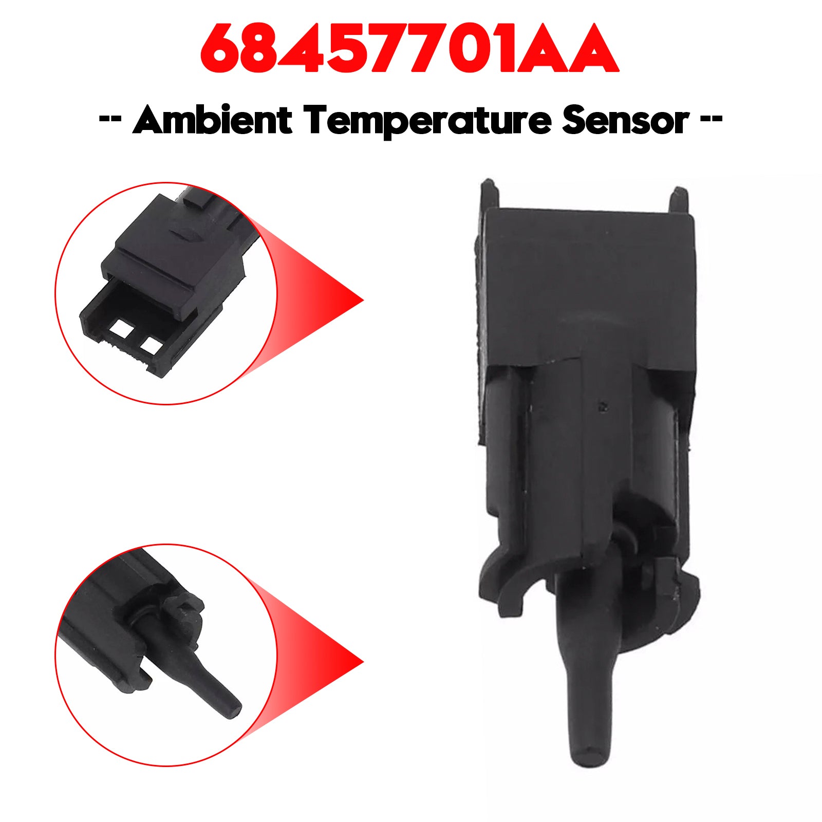 2013-2017 Dodge Ram 1500 2500 3500 Omgevingstemperatuursensor 68457701AA 68138681AC