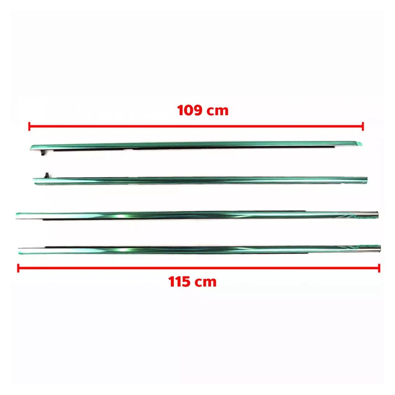 2003-2005 Honda Accord CM5 4D Sedan 4PCS Dørvindu Belt Trimmolding