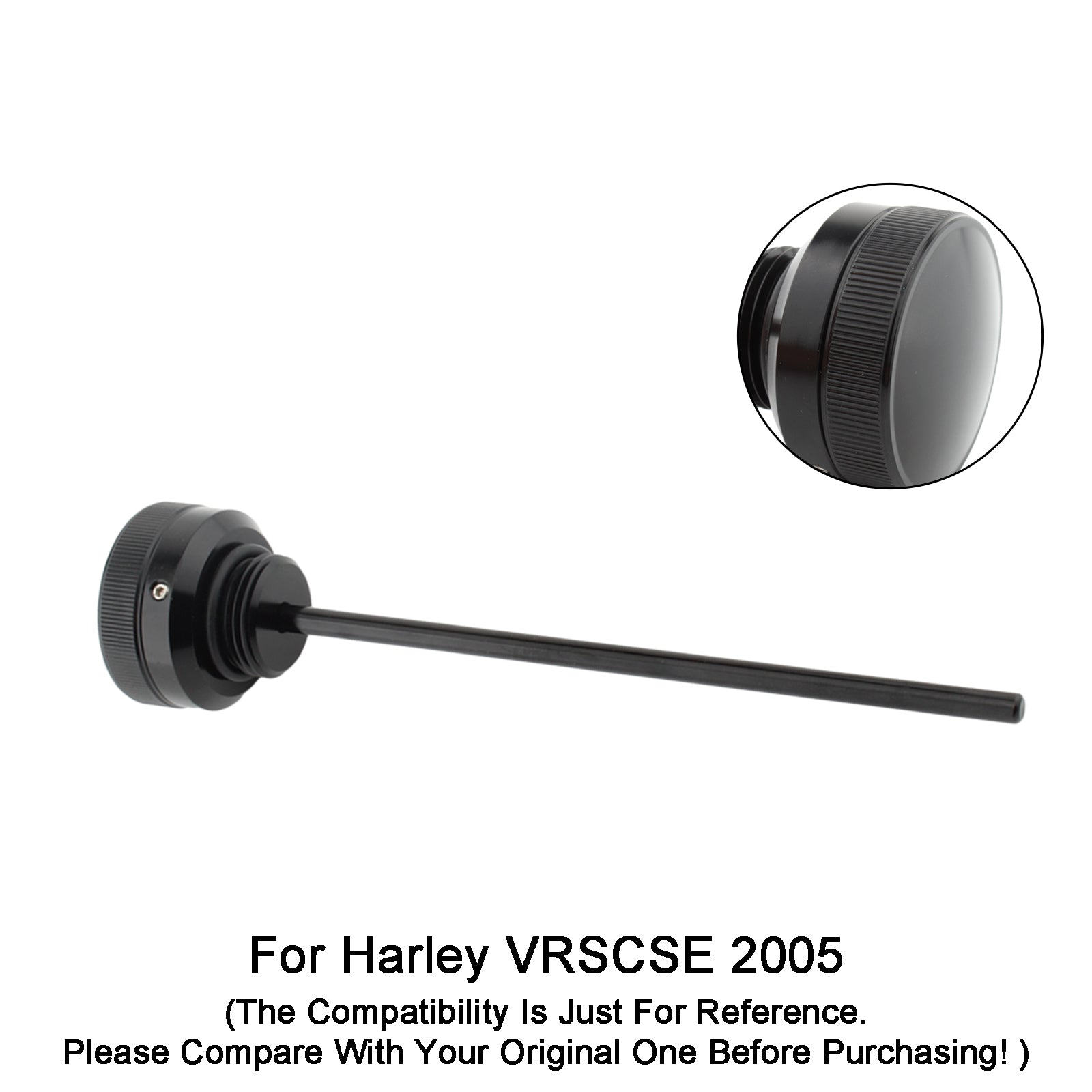 Tapón de tapa de tanque de varilla medidora de aceite, compatible con VRSCA VRSCB VRSCD VRSCSE VRSCAW