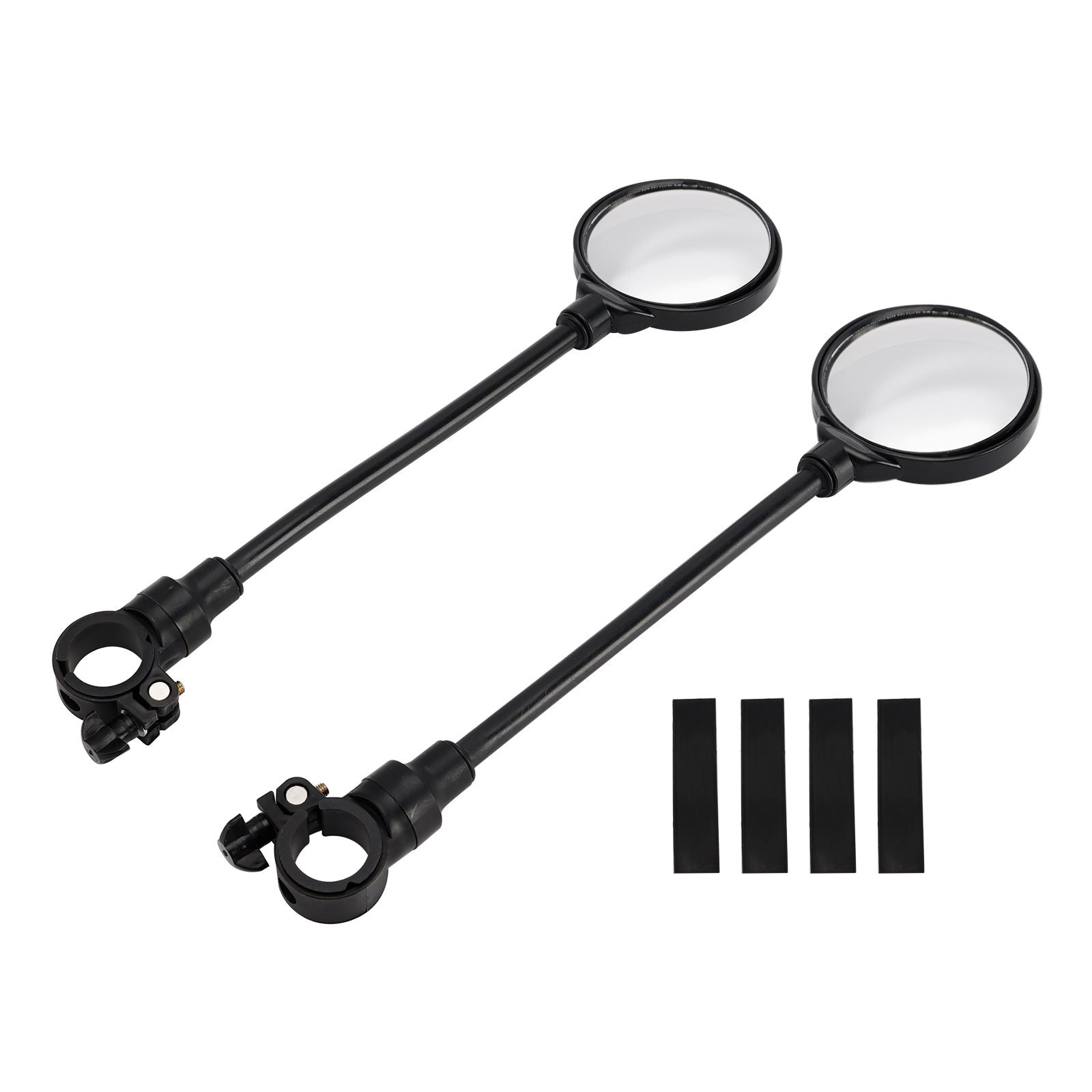 Draaibare verstelbare groothoek achteruitkijkspiegel voor fietsstuur, 2 stuks