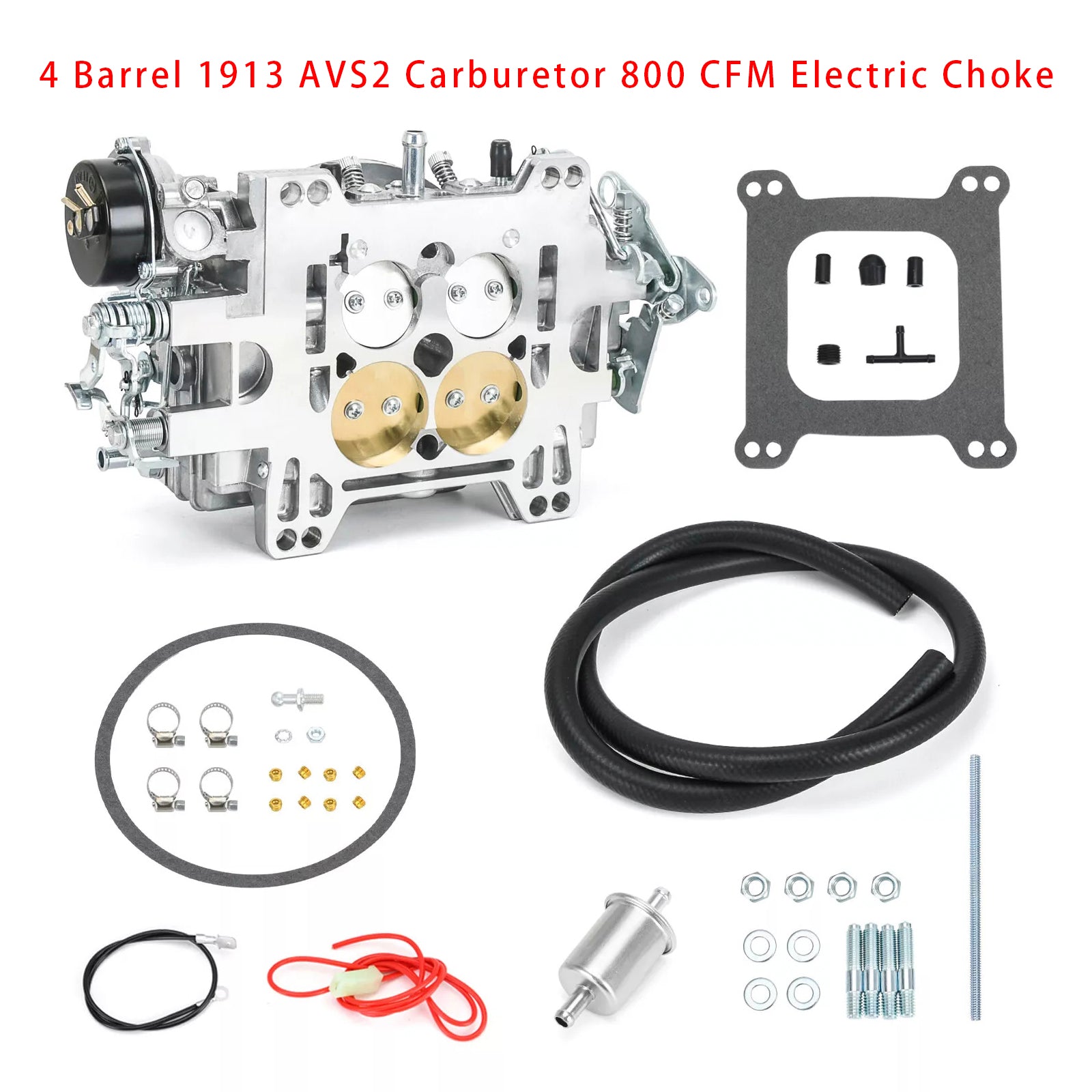 4 cilinder 1913 AVS2 carburateur 800 CFM elektrische choke CBR23 1913 AVS2 800CFM