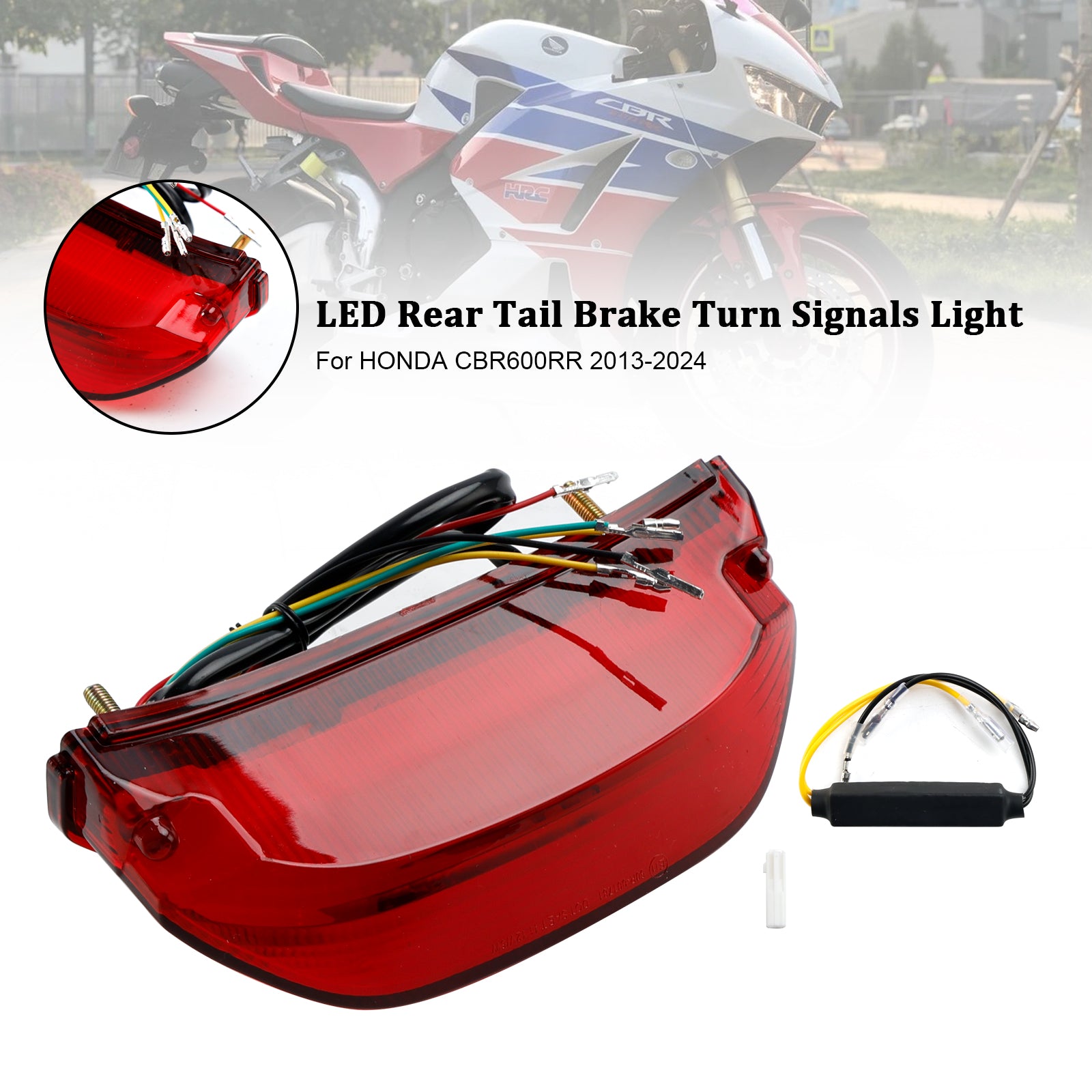 2013-2024 Honda CBR600RR LED bakhalebremsesignaler lys