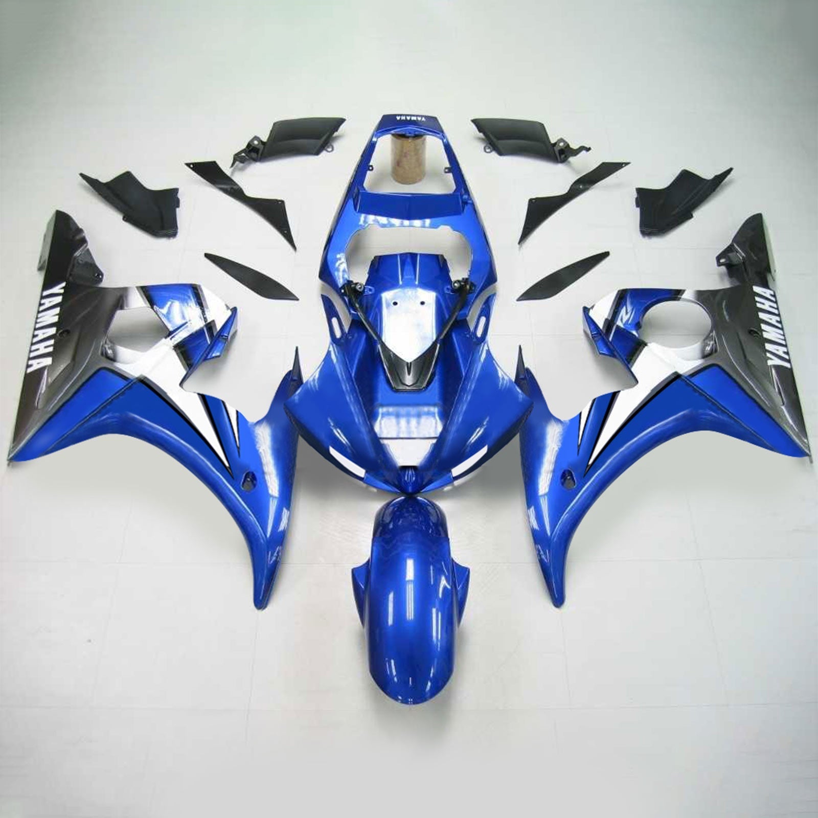 2003-2004 YAMAHA YZF 600 R6 2006-2009 YAMAHA R6S AMotopart Injection Fairing Kroppsverk Plastic ABS #137